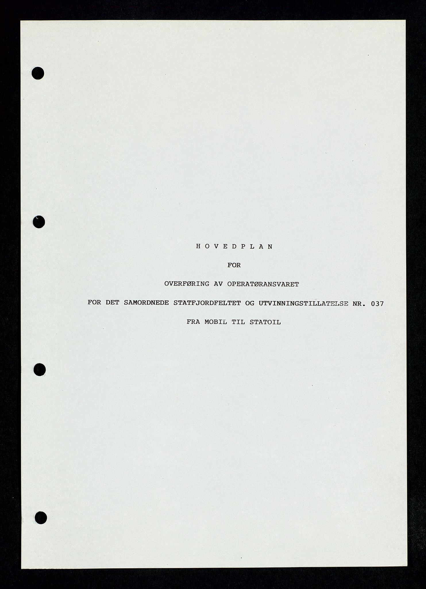 Pa 1339 - Statoil ASA, SAST/A-101656/0001/D/Dm/L0123: Rapporter, 1985-1988, s. 4