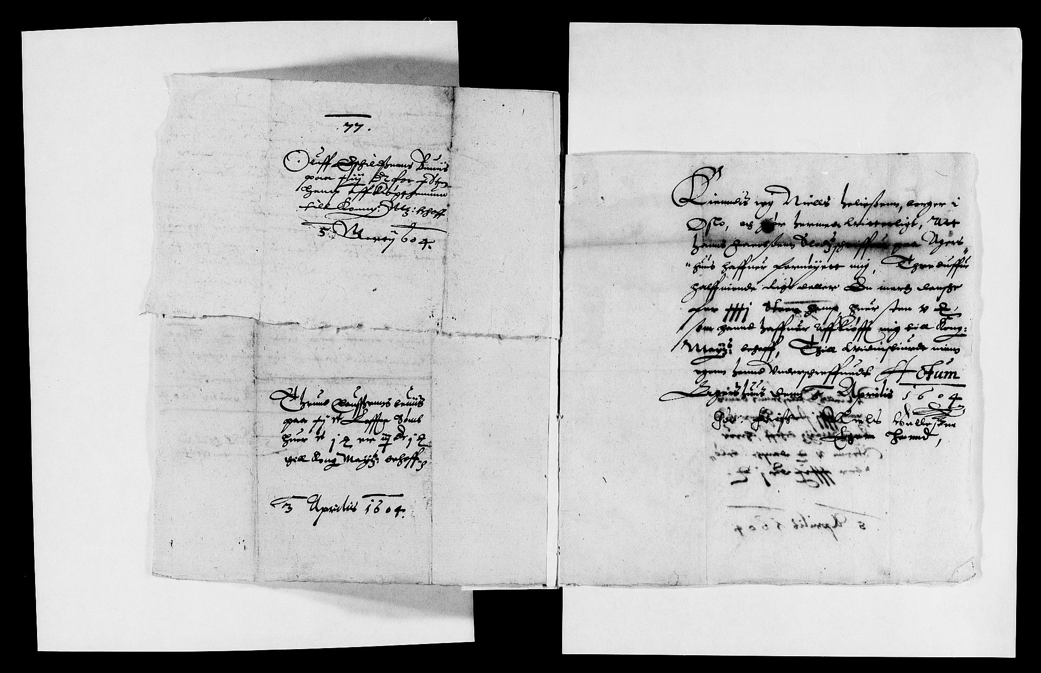 Rentekammeret inntil 1814, Reviderte regnskaper, Lensregnskaper, RA/EA-5023/R/Rb/Rba/L0017: Akershus len, 1603-1604