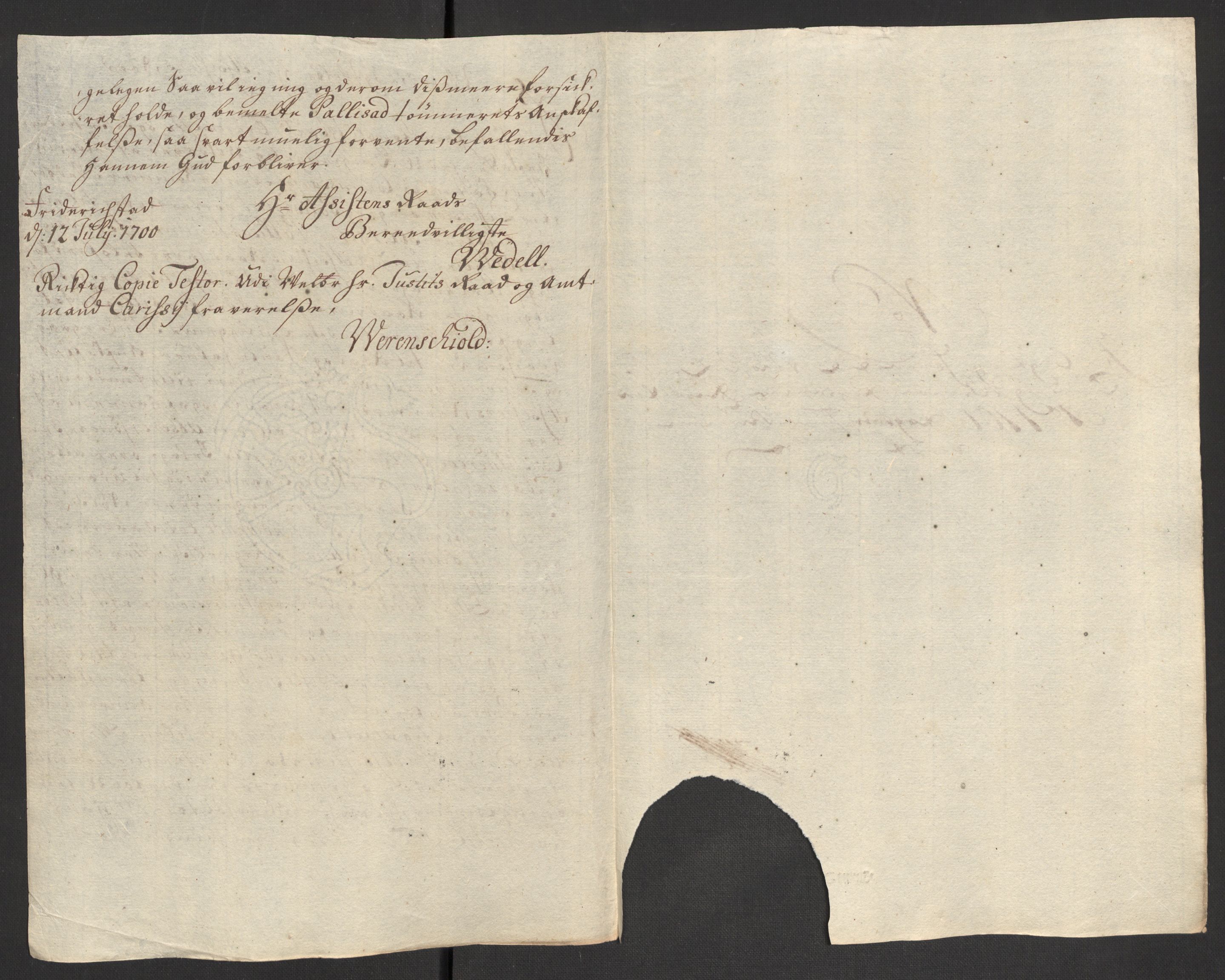 Rentekammeret inntil 1814, Reviderte regnskaper, Fogderegnskap, AV/RA-EA-4092/R04/L0130: Fogderegnskap Moss, Onsøy, Tune, Veme og Åbygge, 1701, s. 235