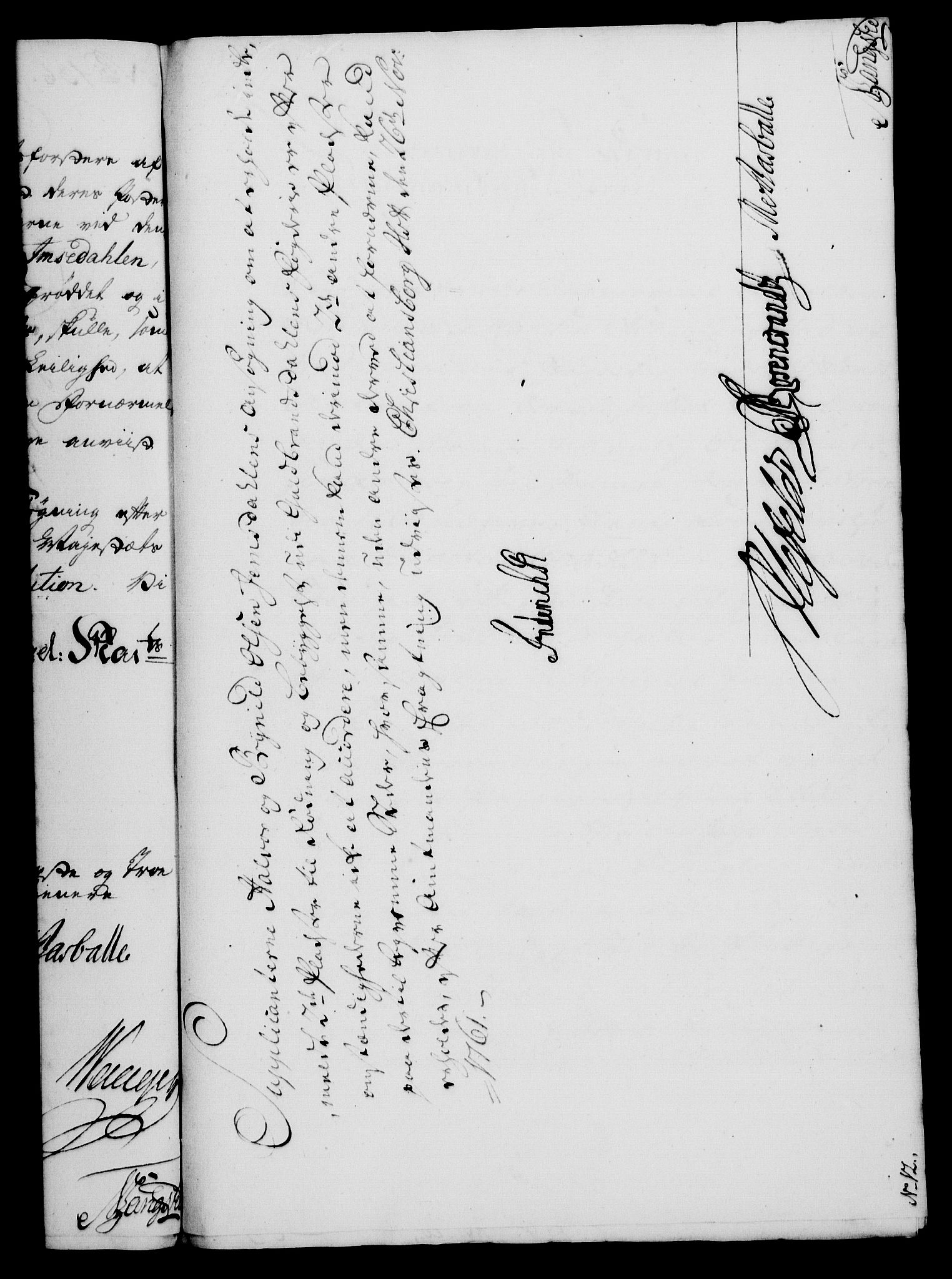 Rentekammeret, Kammerkanselliet, RA/EA-3111/G/Gf/Gfa/L0043: Norsk relasjons- og resolusjonsprotokoll (merket RK 52.43), 1761, s. 505