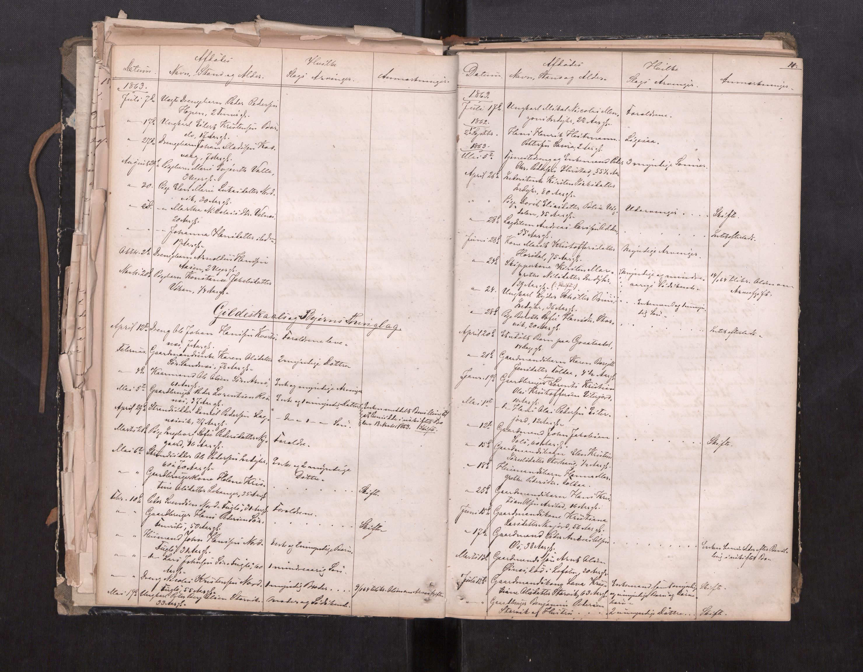 Salten sorenskriveri, AV/SAT-A-4578/1/3/3L/L0001: Dødsfallprotokoll, 1863-1876, s. 11