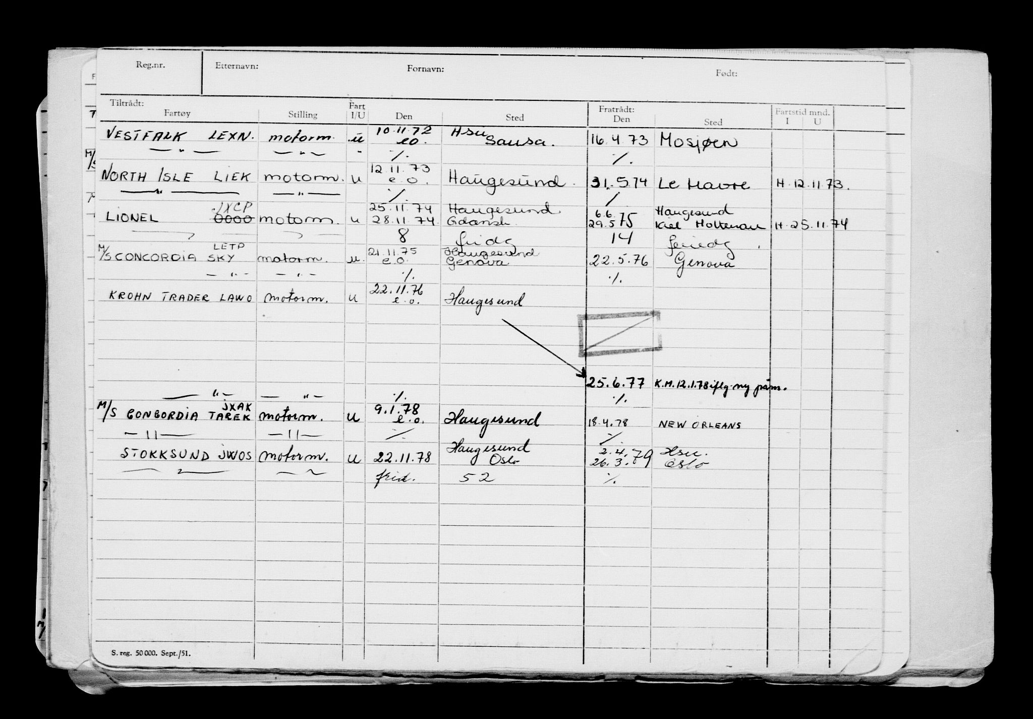 Direktoratet for sjømenn, AV/RA-S-3545/G/Gb/L0209: Hovedkort, 1922, s. 606