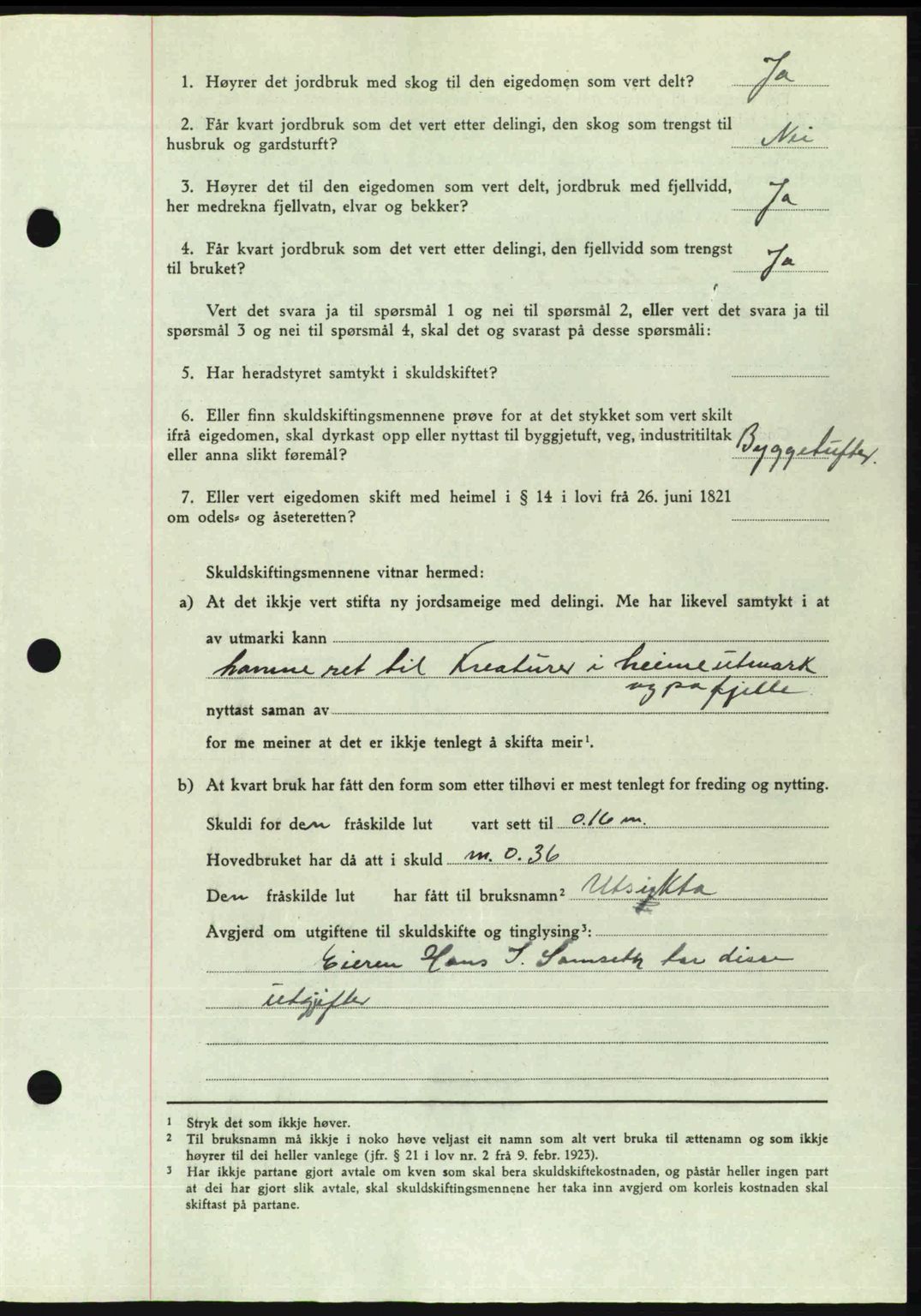 Romsdal sorenskriveri, AV/SAT-A-4149/1/2/2C: Pantebok nr. A26, 1948-1948, Dagboknr: 1392/1948