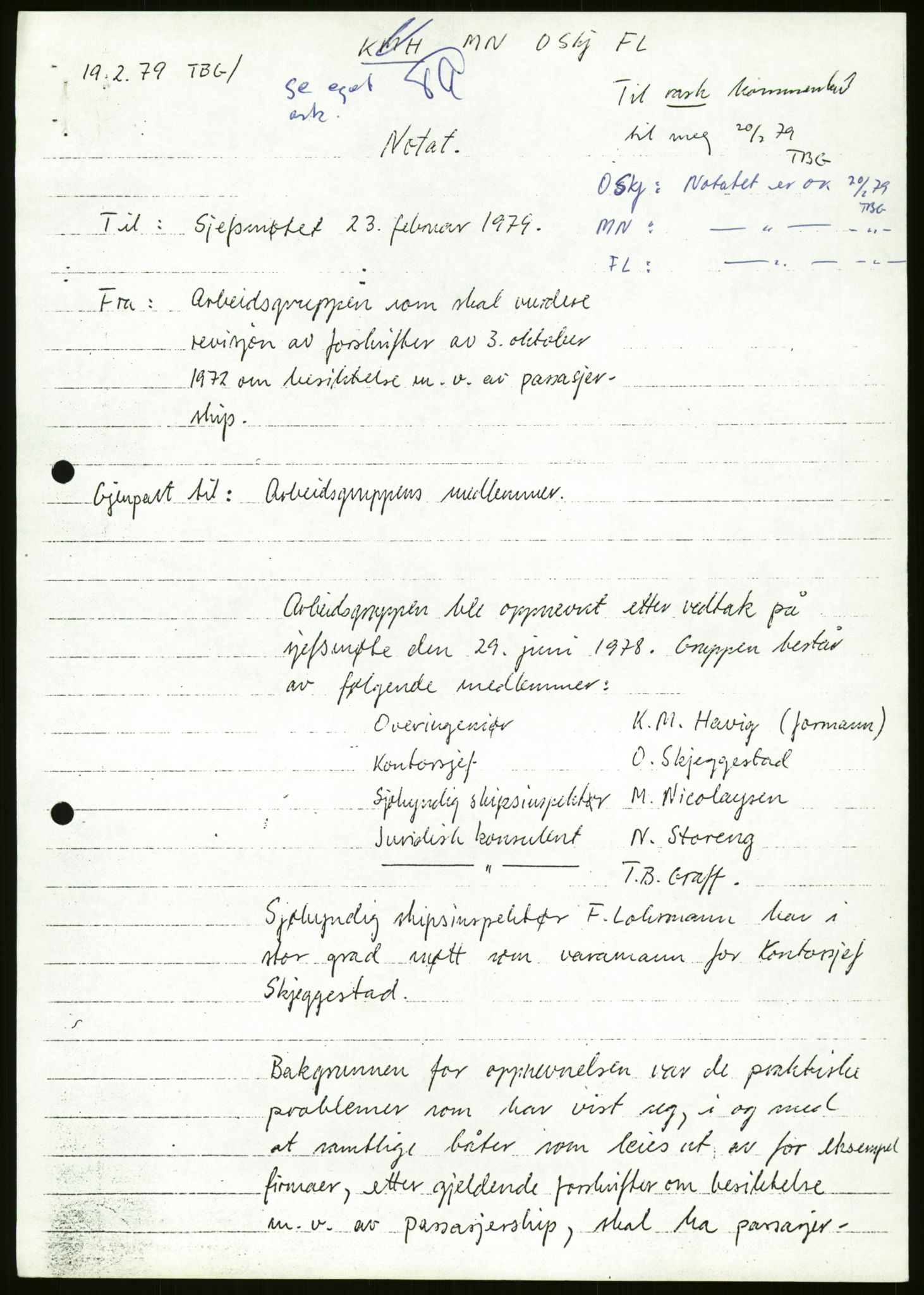 Sjøfartsdirektoratet med forløpere, generelt arkiv, AV/RA-S-1407/D/Du/Duc/L0642/0001: Skipskontrollen - Forskrifter / Forskrift om utleiebåter (2 mapper), 1978-1987, s. 175