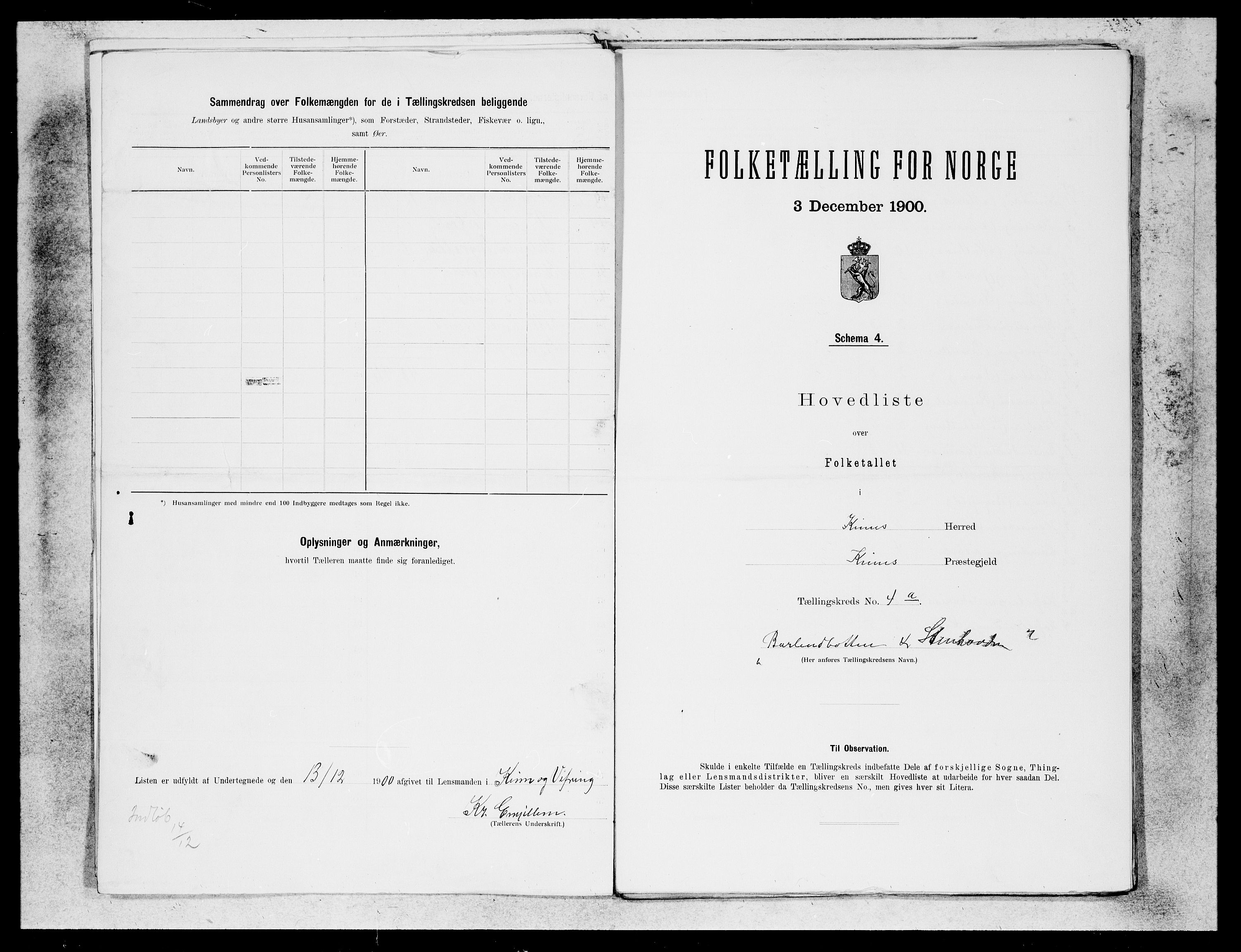 SAB, Folketelling 1900 for 1437 Kinn herred, 1900, s. 7