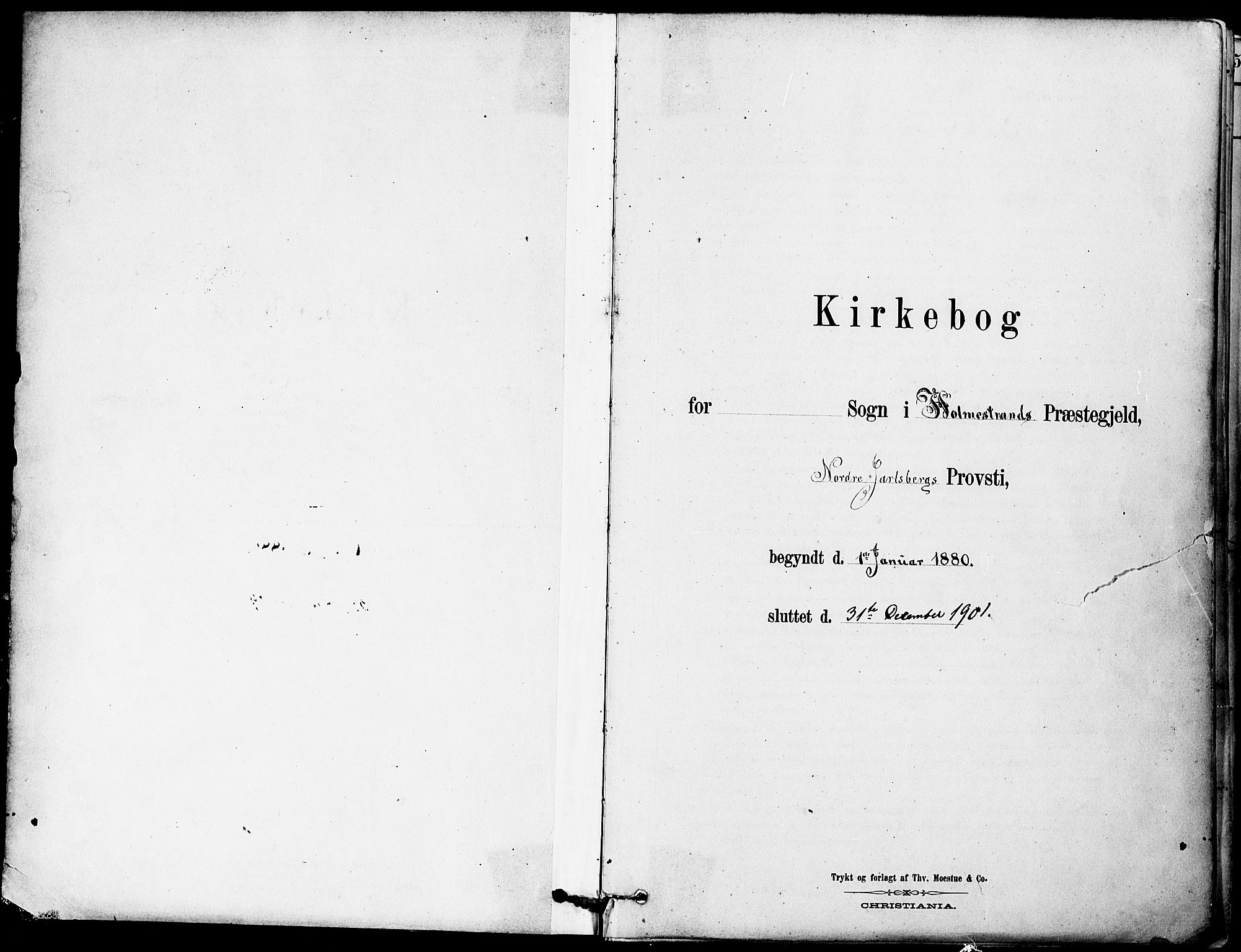 Holmestrand kirkebøker, SAKO/A-346/F/Fa/L0004: Ministerialbok nr. 4, 1880-1901