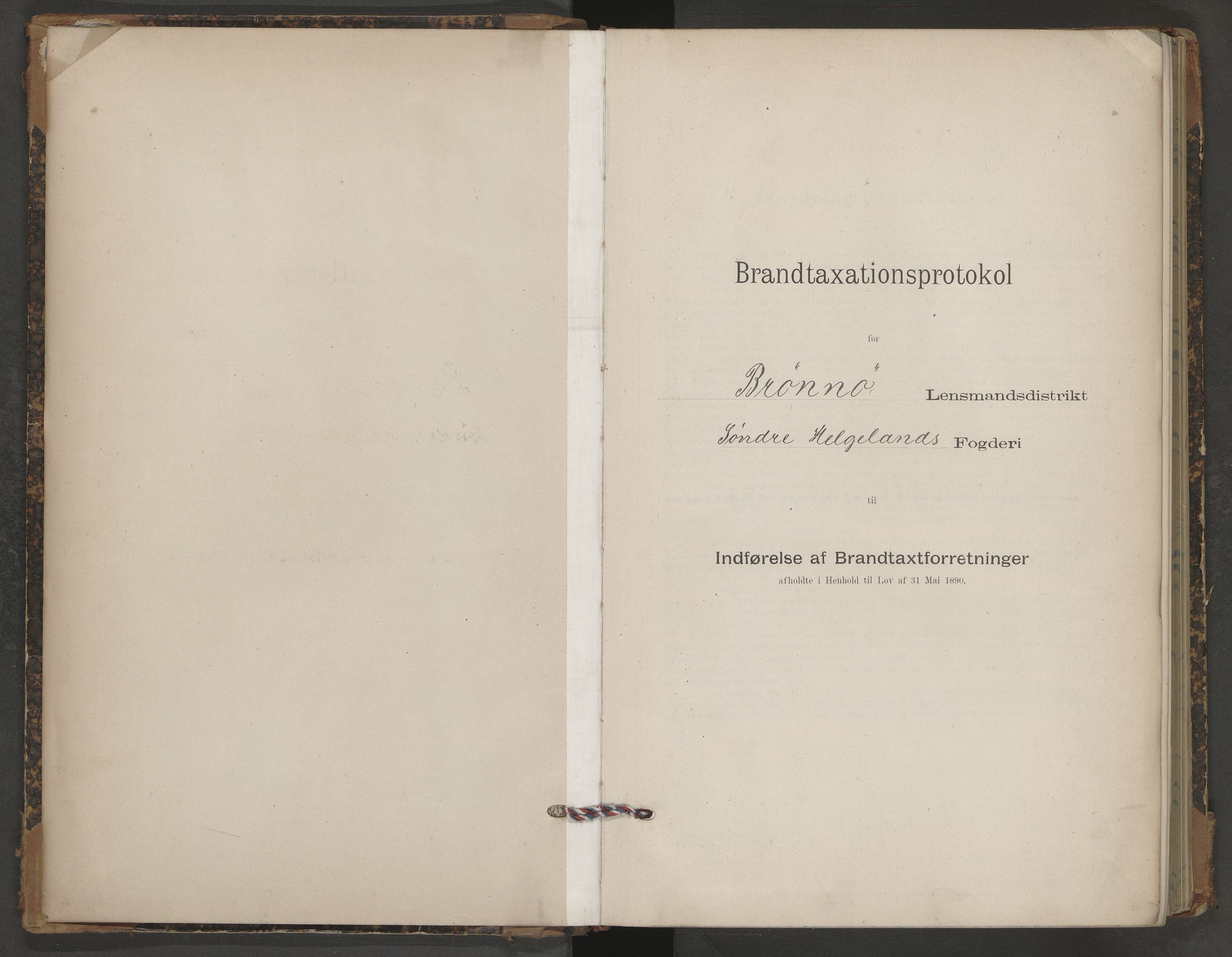 Norges Brannkasse Brønnøy, AV/SAT-A-5562/Fb/L0002: Branntakstprotokoll - skjema, 1899-1907