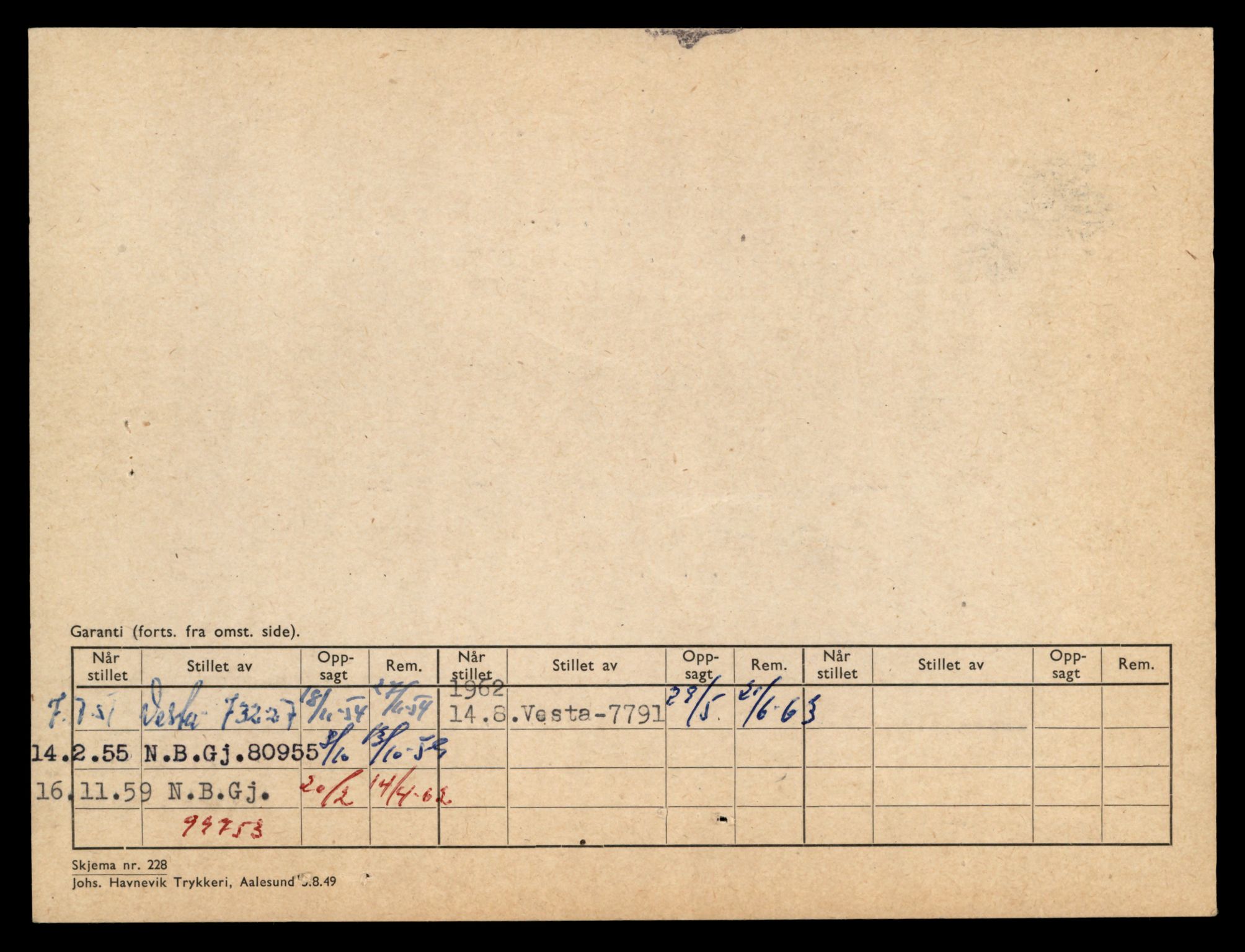 Møre og Romsdal vegkontor - Ålesund trafikkstasjon, AV/SAT-A-4099/F/Fe/L0046: Registreringskort for kjøretøy T 14445 - T 14579, 1927-1998