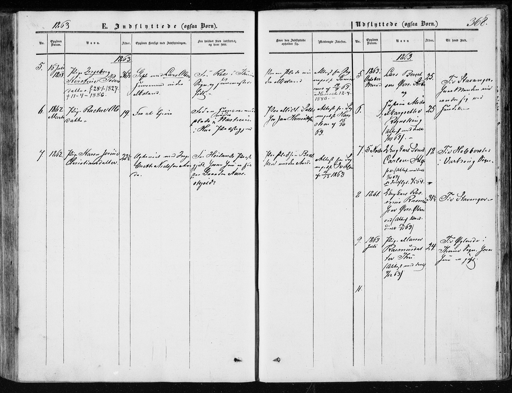 Klepp sokneprestkontor, AV/SAST-A-101803/001/3/30BA/L0005: Ministerialbok nr. A 5, 1853-1870, s. 368