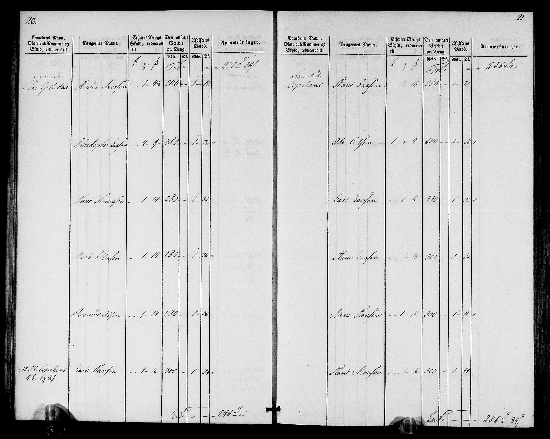 Rentekammeret inntil 1814, Realistisk ordnet avdeling, AV/RA-EA-4070/N/Ne/Nea/L0113: Nordhordland og Voss fogderi. Oppebørselsregister, 1803-1804, s. 13