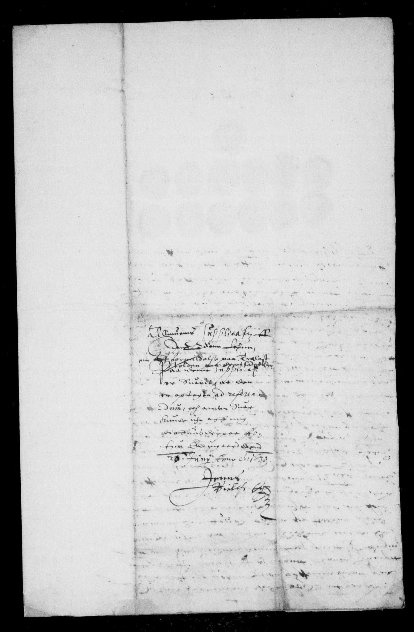Danske Kanselli, Skapsaker, RA/EA-4061/F/L0056: Skap 14, pakke 18B, litra AA-54, 1590-1722, s. 25