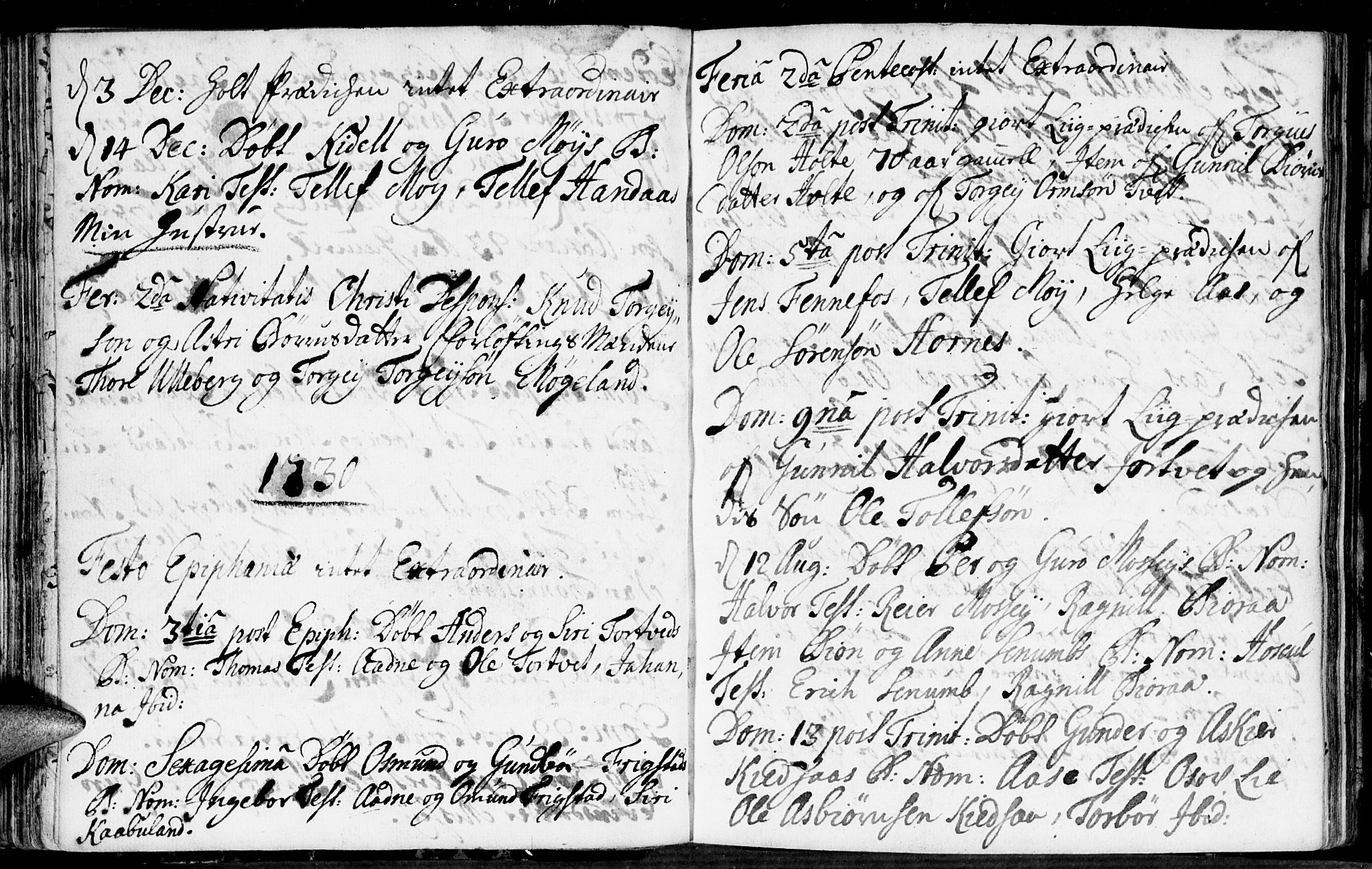 Evje sokneprestkontor, AV/SAK-1111-0008/F/Fa/Fab/L0001: Ministerialbok nr. A 1, 1704-1764, s. 94-95