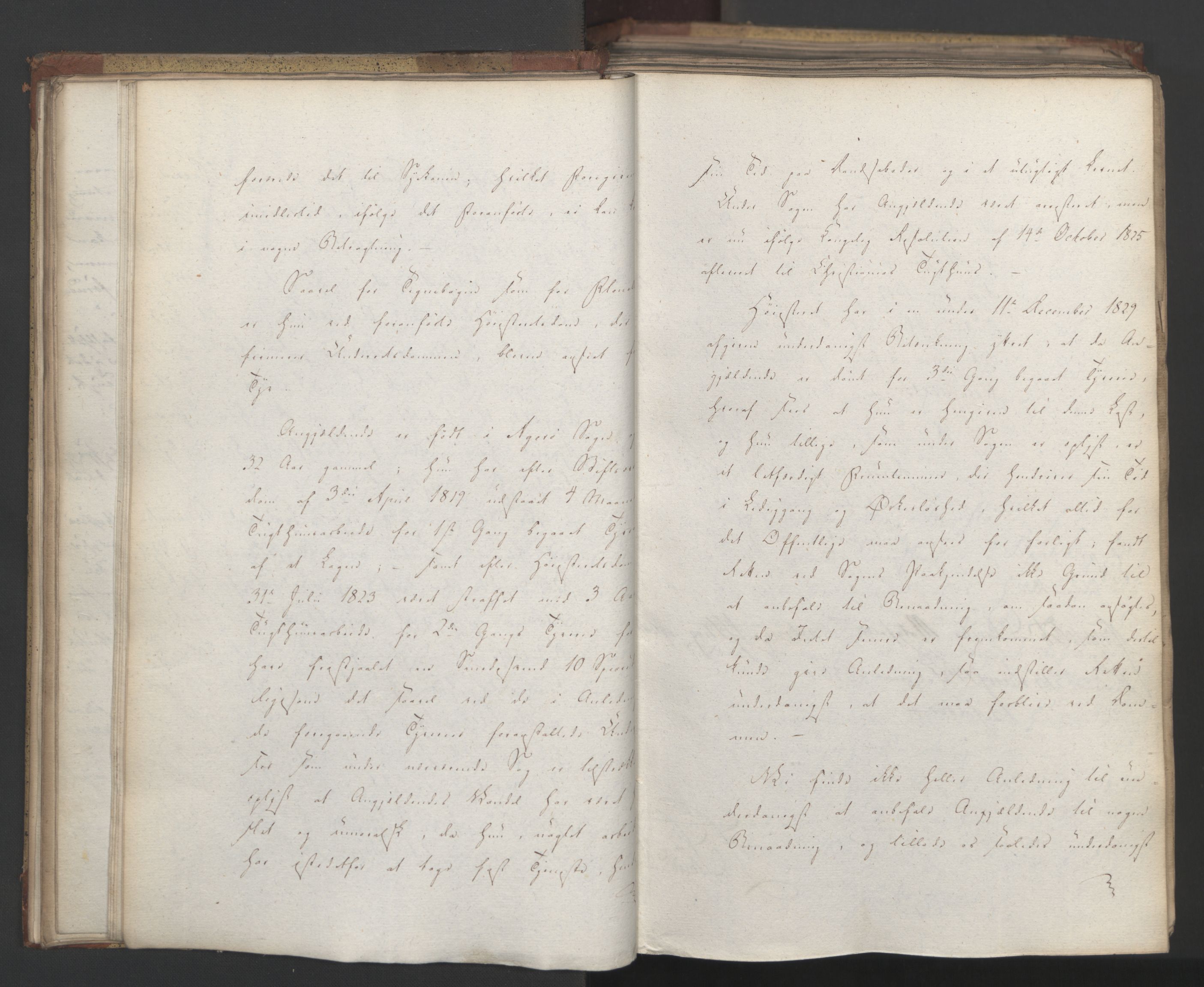 Statsrådsavdelingen i Stockholm, AV/RA-S-1003/D/Da/L0063: Regjeringsinnstillinger nr. 1788-1889, 1830, s. 91