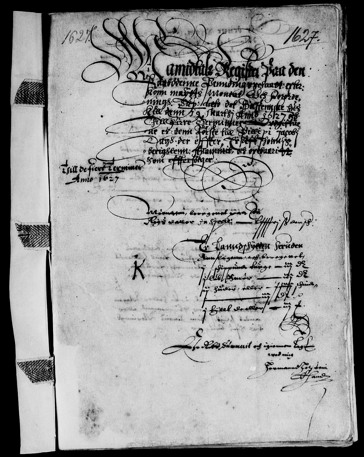 Rentekammeret inntil 1814, Reviderte regnskaper, Lensregnskaper, AV/RA-EA-5023/R/Rb/Rbo/L0008: Tønsberg len, 1626-1628