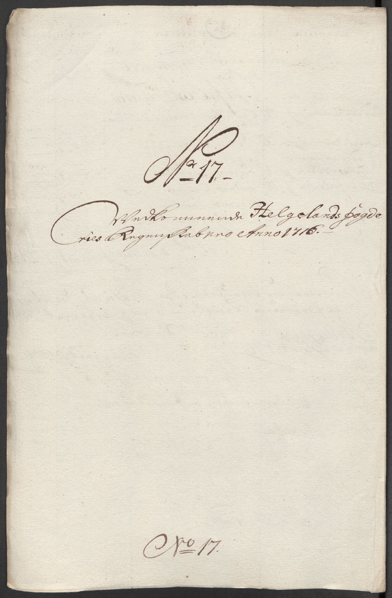 Rentekammeret inntil 1814, Reviderte regnskaper, Fogderegnskap, RA/EA-4092/R65/L4514: Fogderegnskap Helgeland, 1716, s. 209