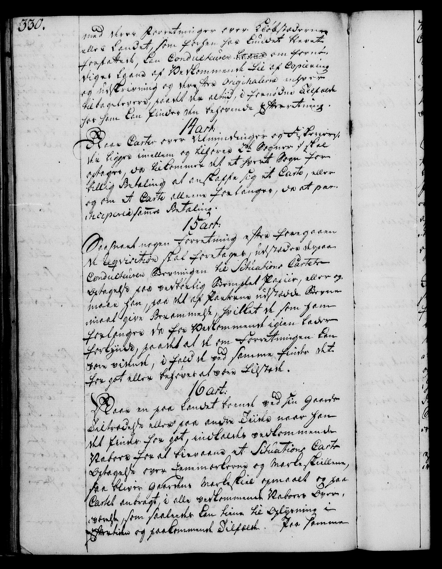 Rentekammeret, Kammerkanselliet, RA/EA-3111/G/Gg/Ggi/L0003: Norsk instruksjonsprotokoll med register (merket RK 53.36), 1751-1775, s. 330