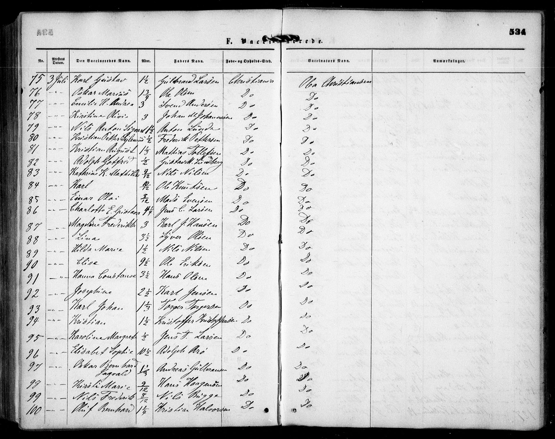 Grønland prestekontor Kirkebøker, AV/SAO-A-10848/F/Fa/L0001: Ministerialbok nr. 1, 1859-1861, s. 534