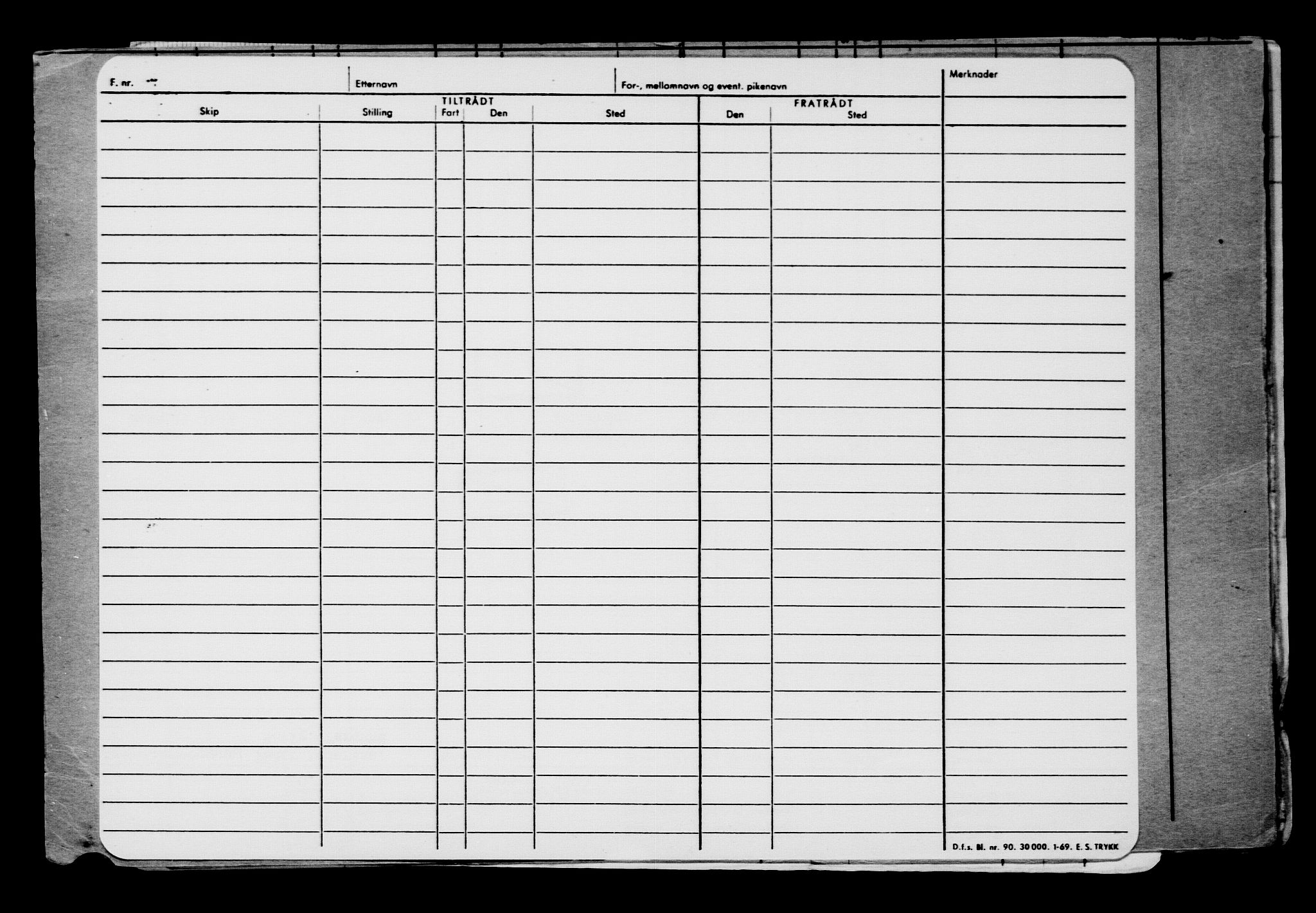 Direktoratet for sjømenn, AV/RA-S-3545/G/Gb/L0144: Hovedkort, 1916, s. 301