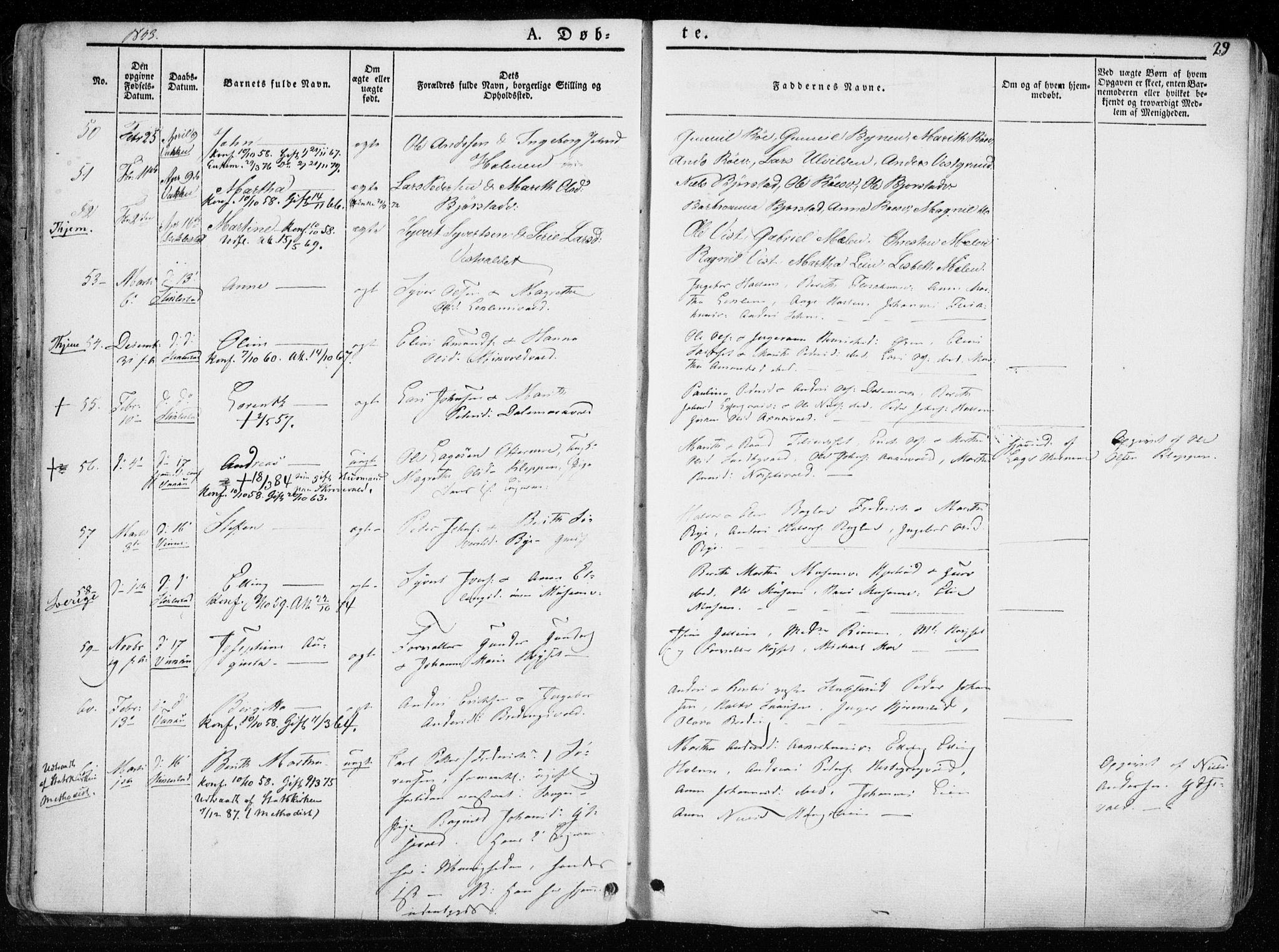 Ministerialprotokoller, klokkerbøker og fødselsregistre - Nord-Trøndelag, AV/SAT-A-1458/723/L0239: Ministerialbok nr. 723A08, 1841-1851, s. 29