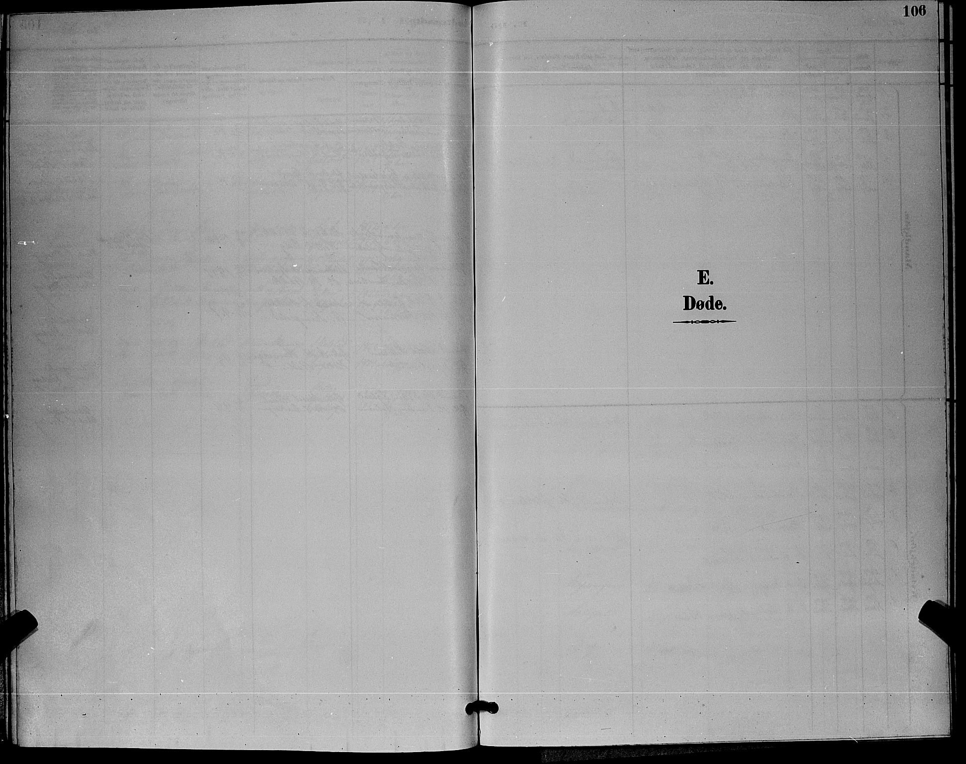 Flesberg kirkebøker, SAKO/A-18/G/Ga/L0004: Klokkerbok nr. I 4 /1, 1890-1898, s. 106