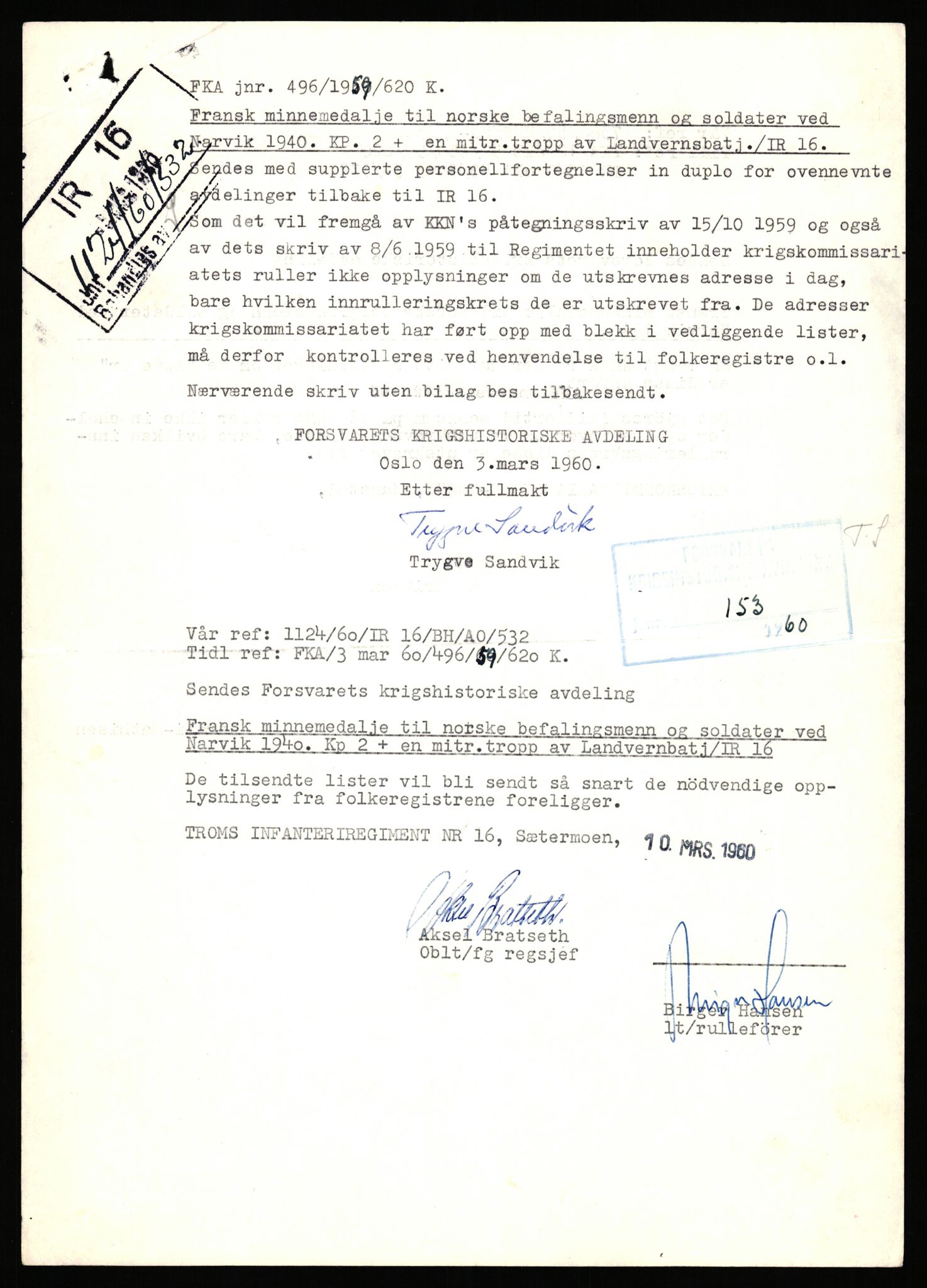 Forsvaret, Forsvarets krigshistoriske avdeling, AV/RA-RAFA-2017/Y/Yb/L0140: II-C-11-611-620  -  6. Divisjon, 1940-1966, s. 367