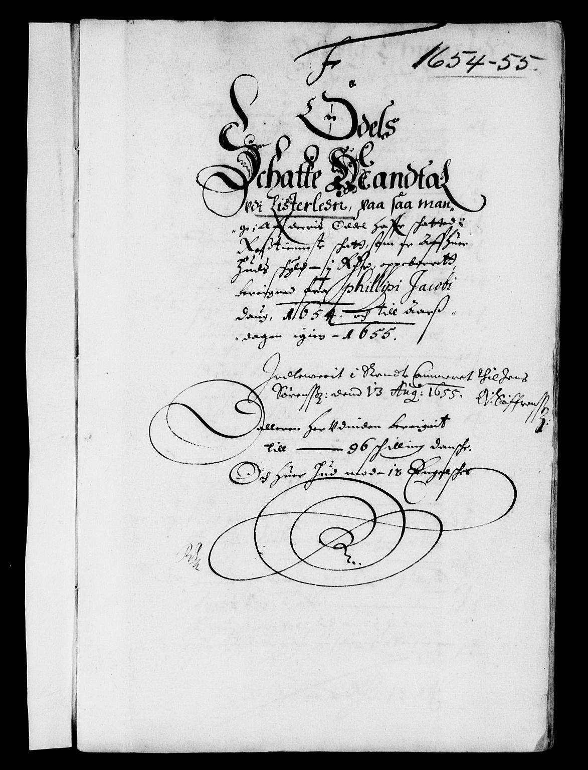 Rentekammeret inntil 1814, Reviderte regnskaper, Lensregnskaper, AV/RA-EA-5023/R/Rb/Rbr/L0020: Lista len, 1653-1656