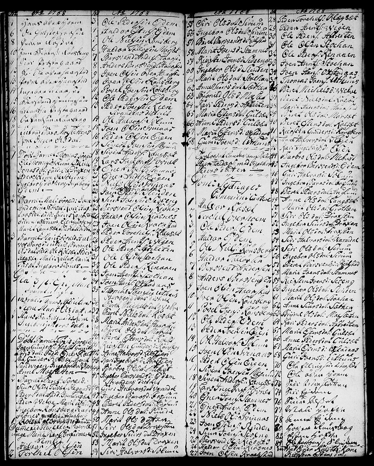 Ministerialprotokoller, klokkerbøker og fødselsregistre - Sør-Trøndelag, SAT/A-1456/695/L1151: Klokkerbok nr. 695C02, 1766-1776