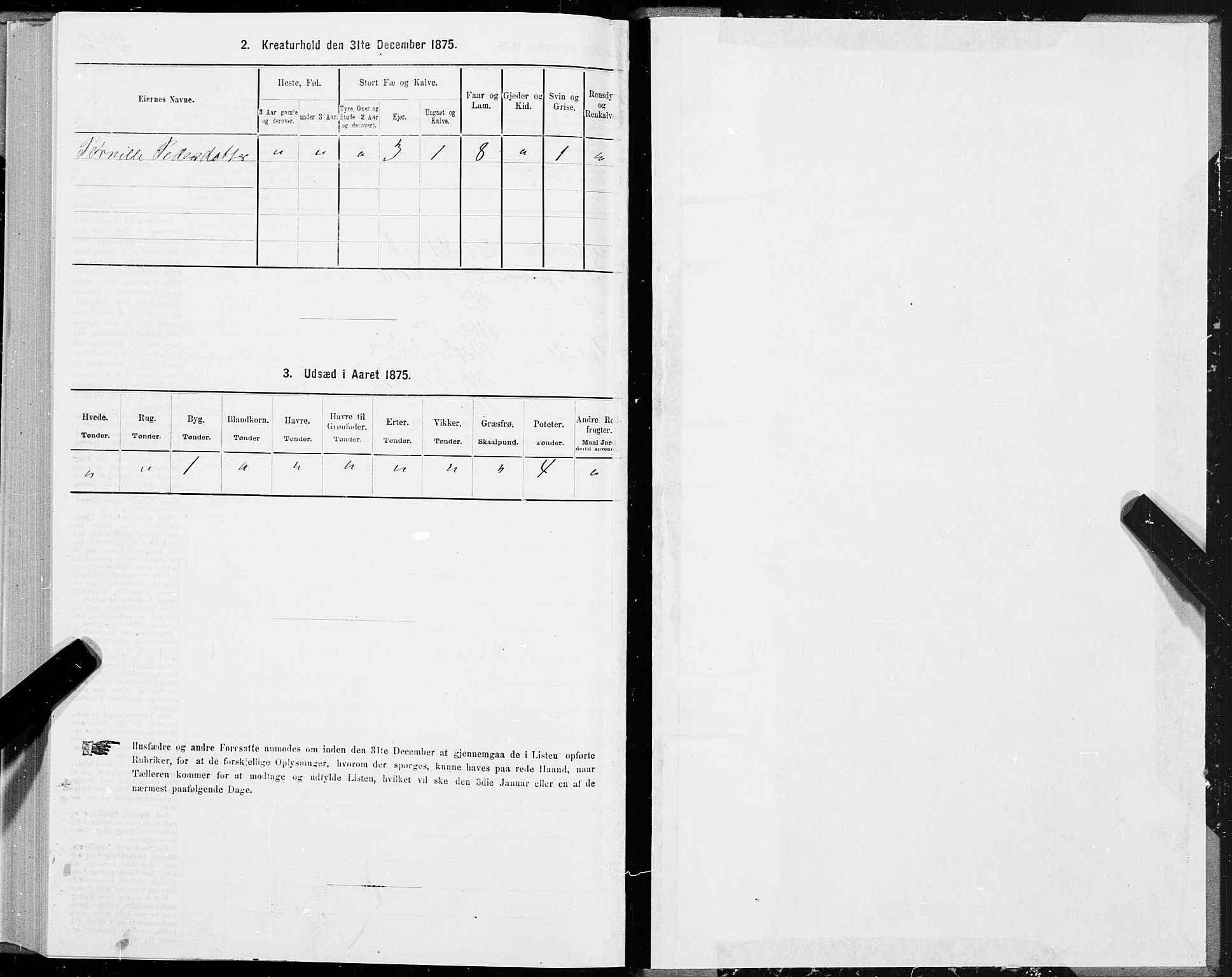 SAT, Folketelling 1875 for 1838P Gildeskål prestegjeld, 1875