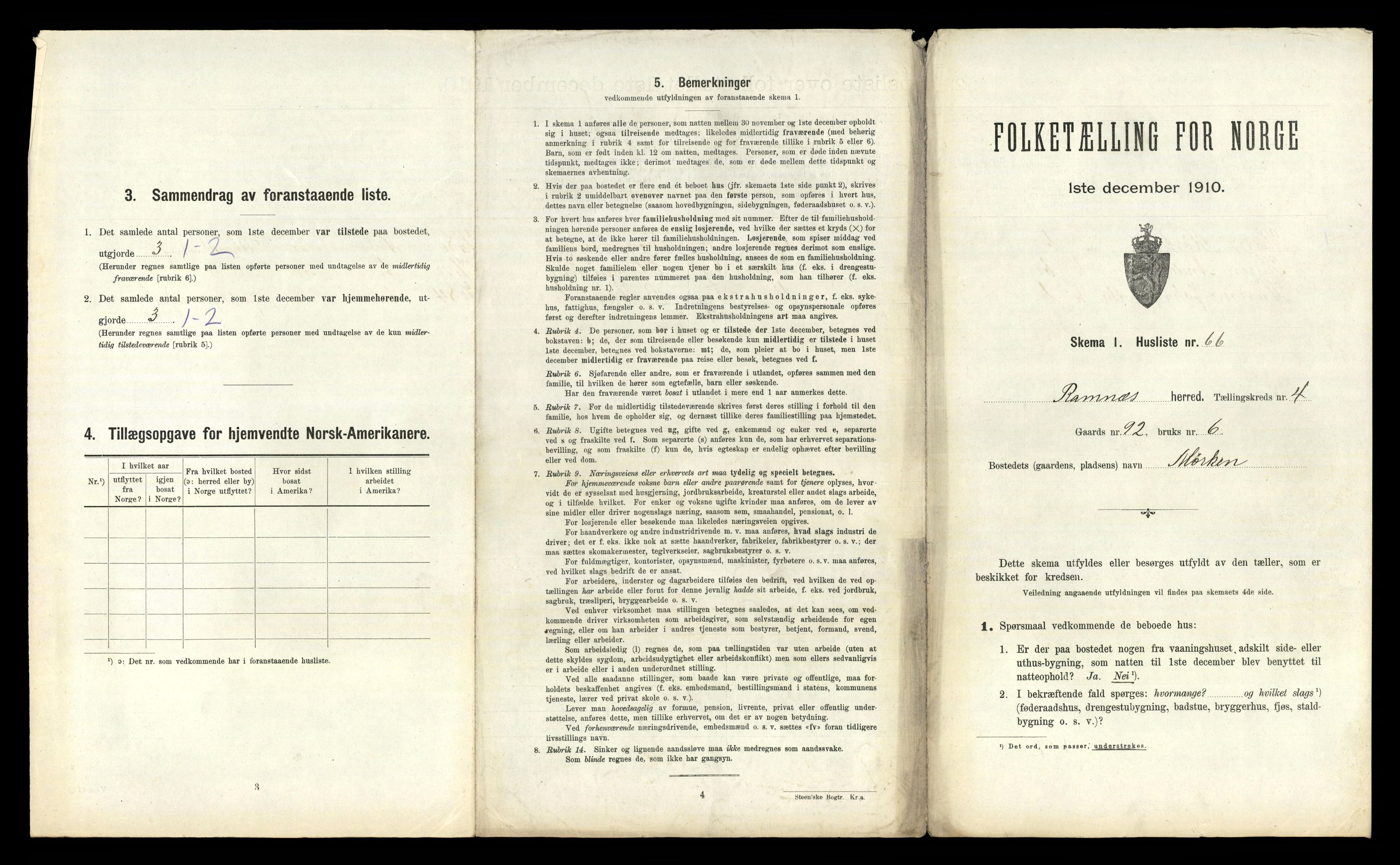 RA, Folketelling 1910 for 0718 Ramnes herred, 1910, s. 714