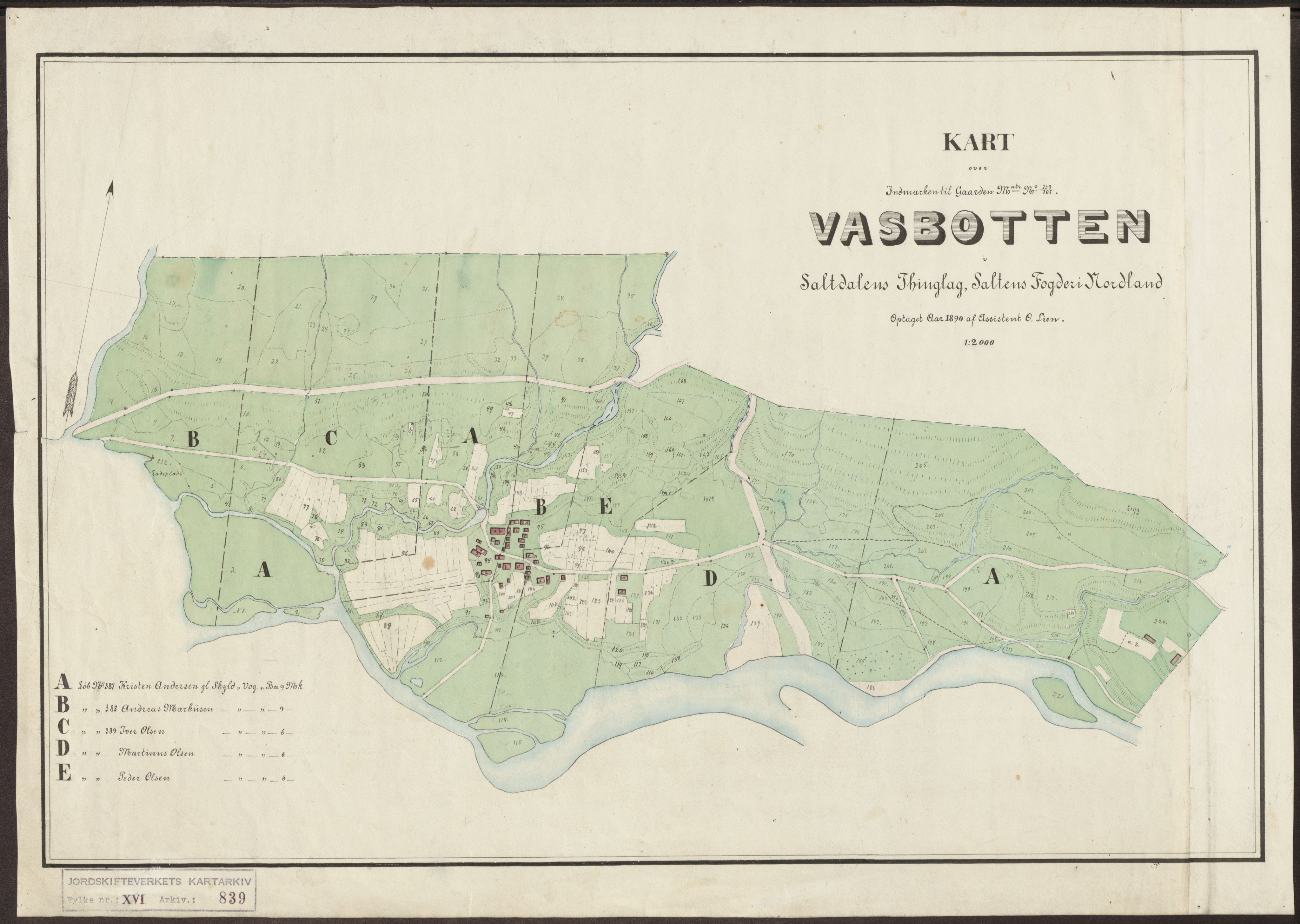 Jordskifteverkets kartarkiv, AV/RA-S-3929/T, 1859-1988, s. 974