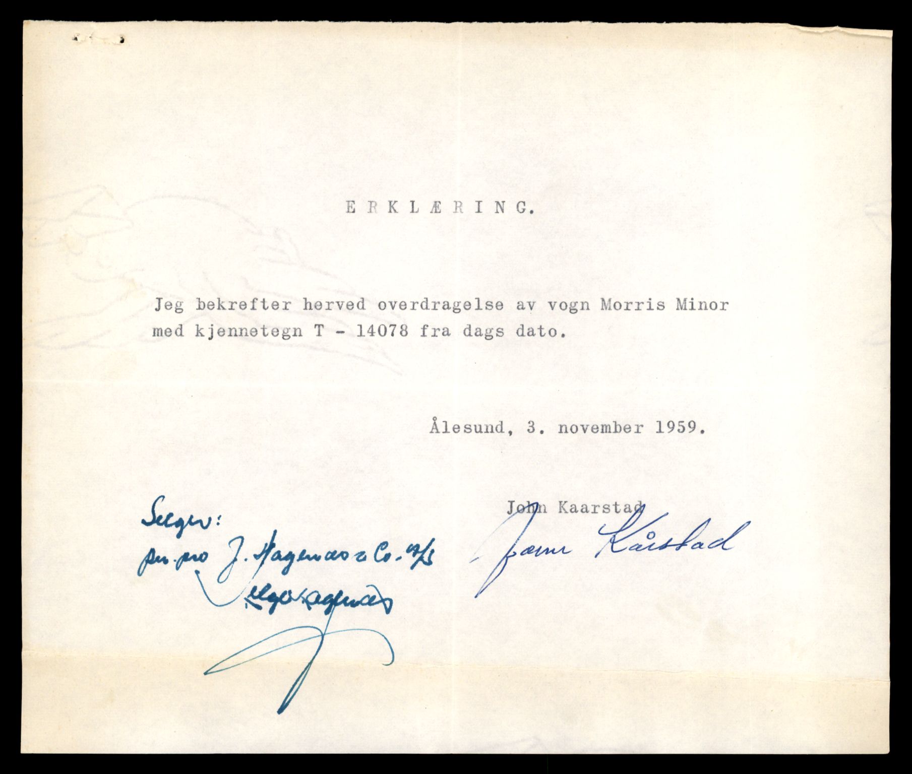 Møre og Romsdal vegkontor - Ålesund trafikkstasjon, AV/SAT-A-4099/F/Fe/L0042: Registreringskort for kjøretøy T 13906 - T 14079, 1927-1998, s. 3217