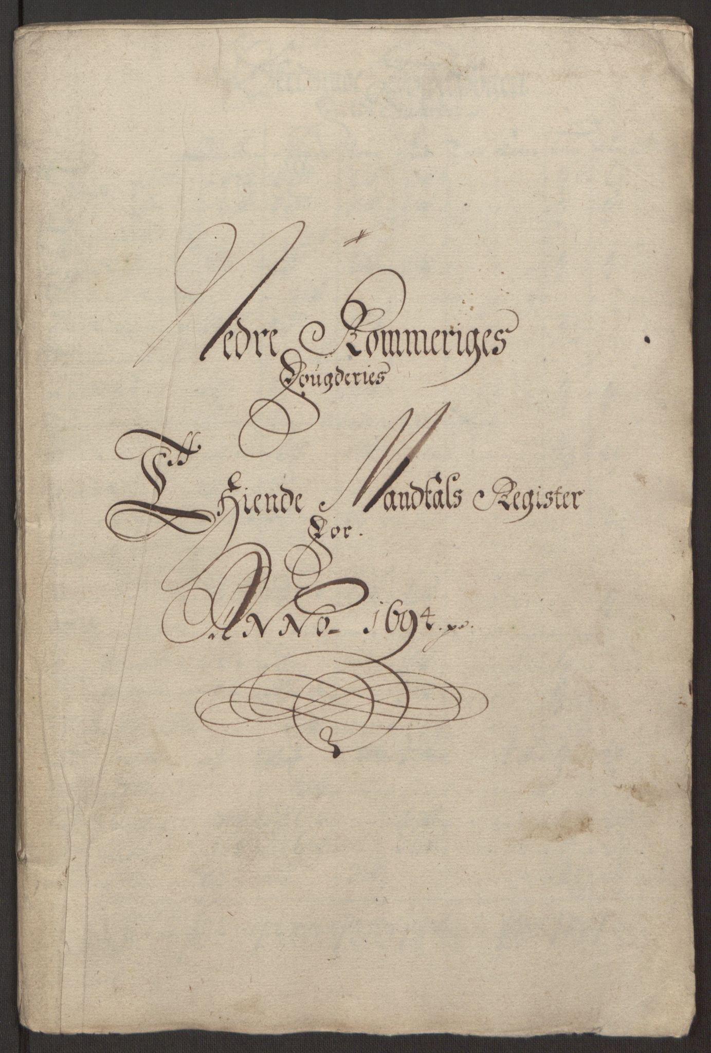 Rentekammeret inntil 1814, Reviderte regnskaper, Fogderegnskap, RA/EA-4092/R11/L0579: Fogderegnskap Nedre Romerike, 1694-1695, s. 27