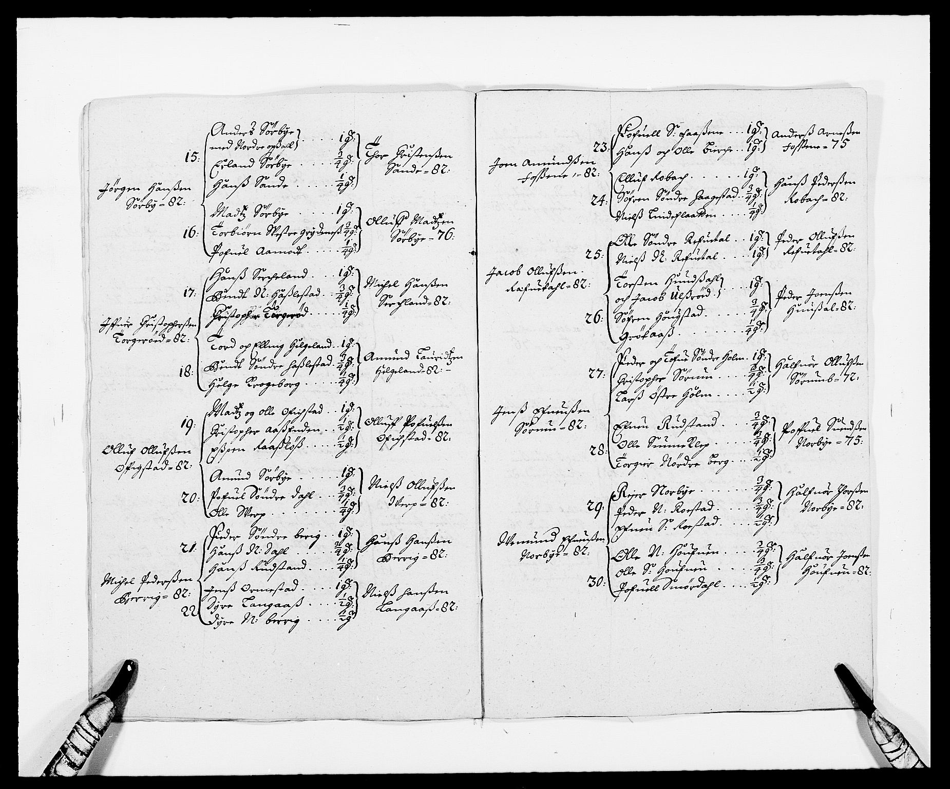 Rentekammeret inntil 1814, Reviderte regnskaper, Fogderegnskap, RA/EA-4092/R32/L1857: Fogderegnskap Jarlsberg grevskap, 1686-1690, s. 281