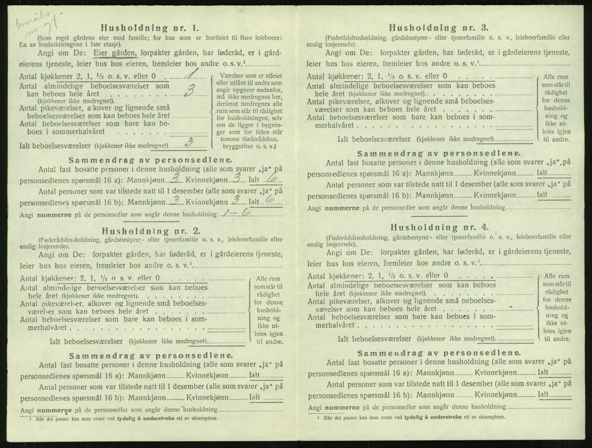 SAT, Folketelling 1920 for 1569 Aure herred, 1920, s. 507