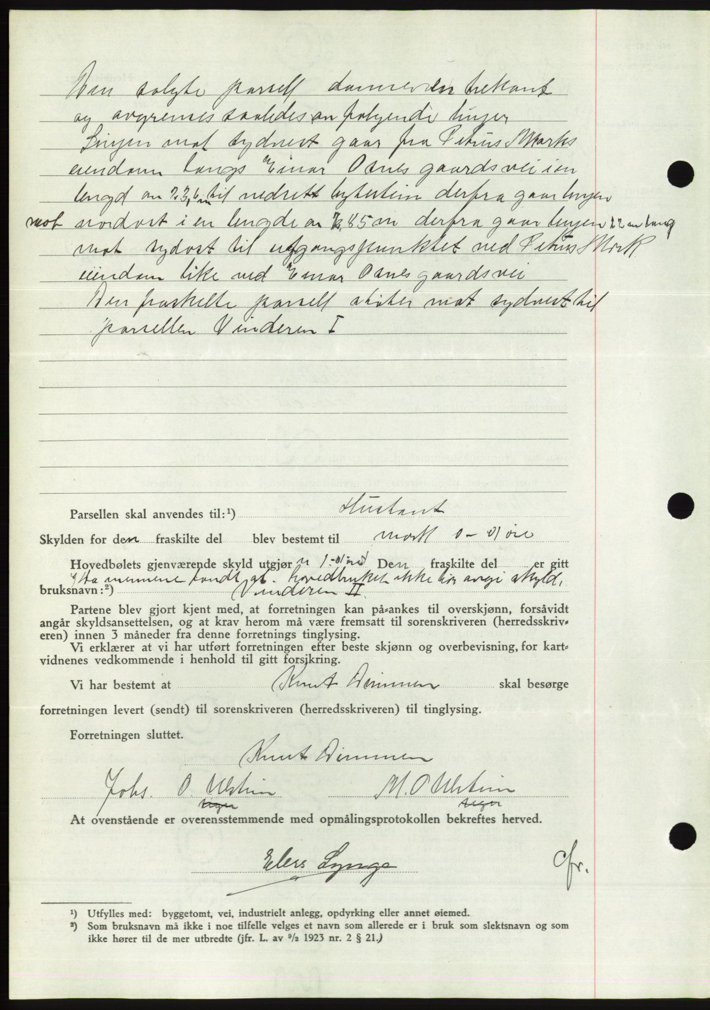 Søre Sunnmøre sorenskriveri, AV/SAT-A-4122/1/2/2C/L0061: Pantebok nr. 55, 1936-1936, Dagboknr: 1437/1936