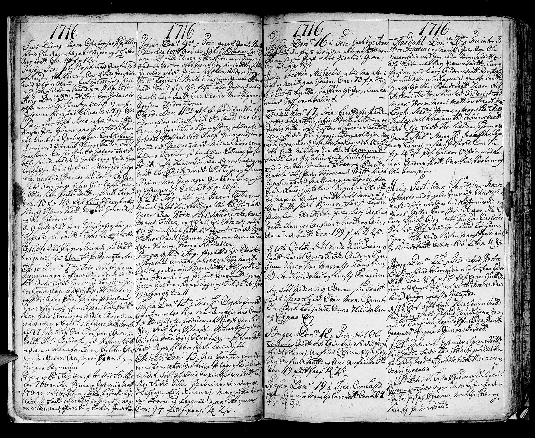 Lærdal sokneprestembete, SAB/A-81201: Ministerialbok nr. A 1, 1711-1752, s. 12