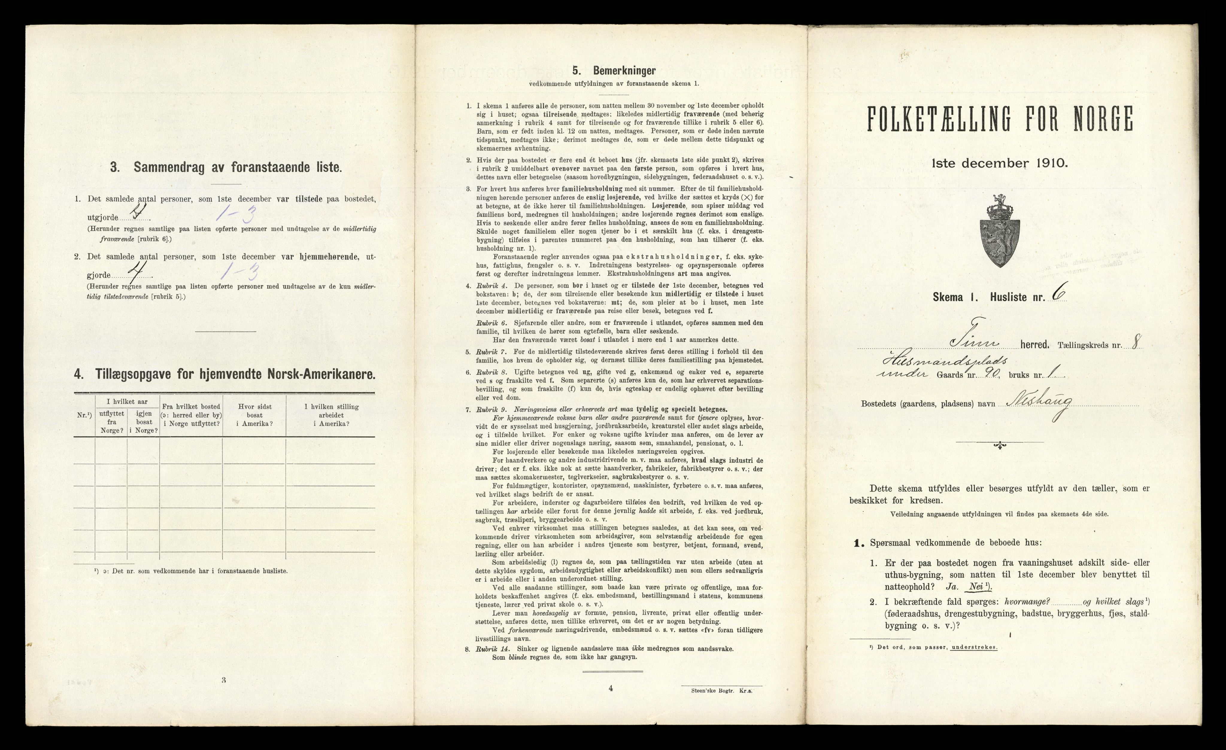 RA, Folketelling 1910 for 0826 Tinn herred, 1910, s. 593