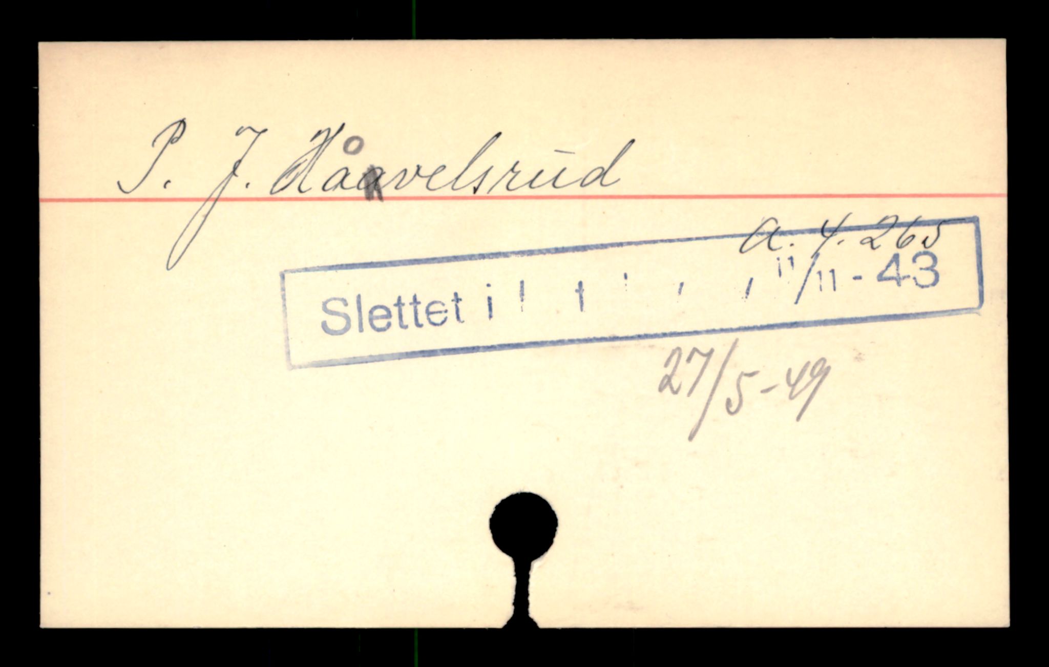 Oslo byfogd, Handelsregisteret, AV/SAT-A-10867/G/Ga/Gad/L0060: Kartotekkort - Slettede foretak, Pj-Rem, 1890-1990