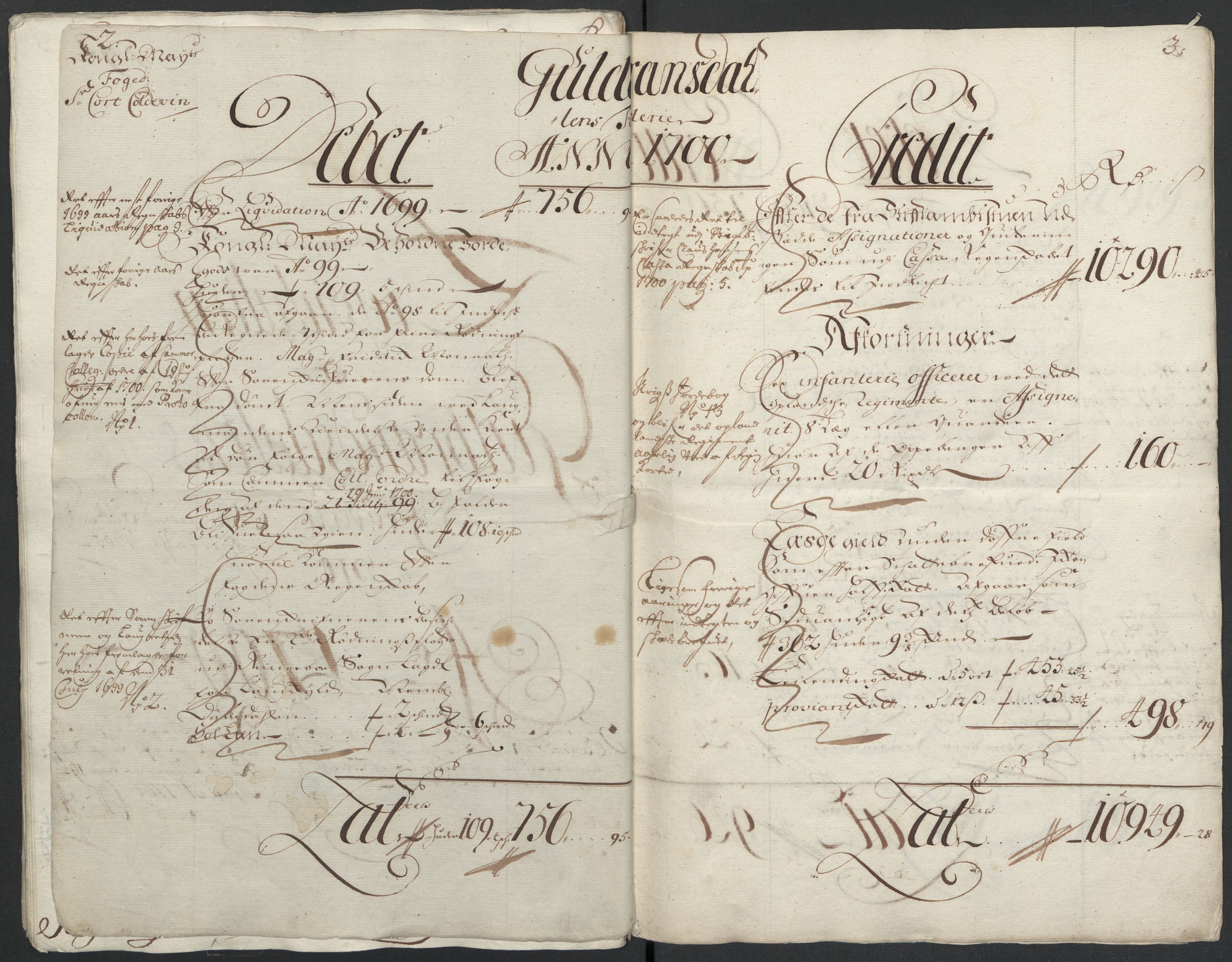 Rentekammeret inntil 1814, Reviderte regnskaper, Fogderegnskap, AV/RA-EA-4092/R17/L1173: Fogderegnskap Gudbrandsdal, 1700, s. 23