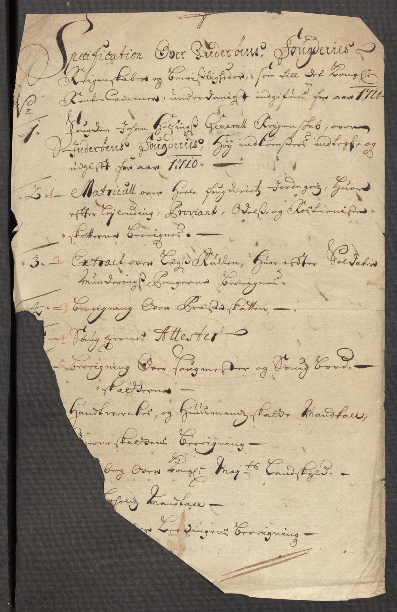 Rentekammeret inntil 1814, Reviderte regnskaper, Fogderegnskap, RA/EA-4092/R63/L4318: Fogderegnskap Inderøy, 1710, s. 23