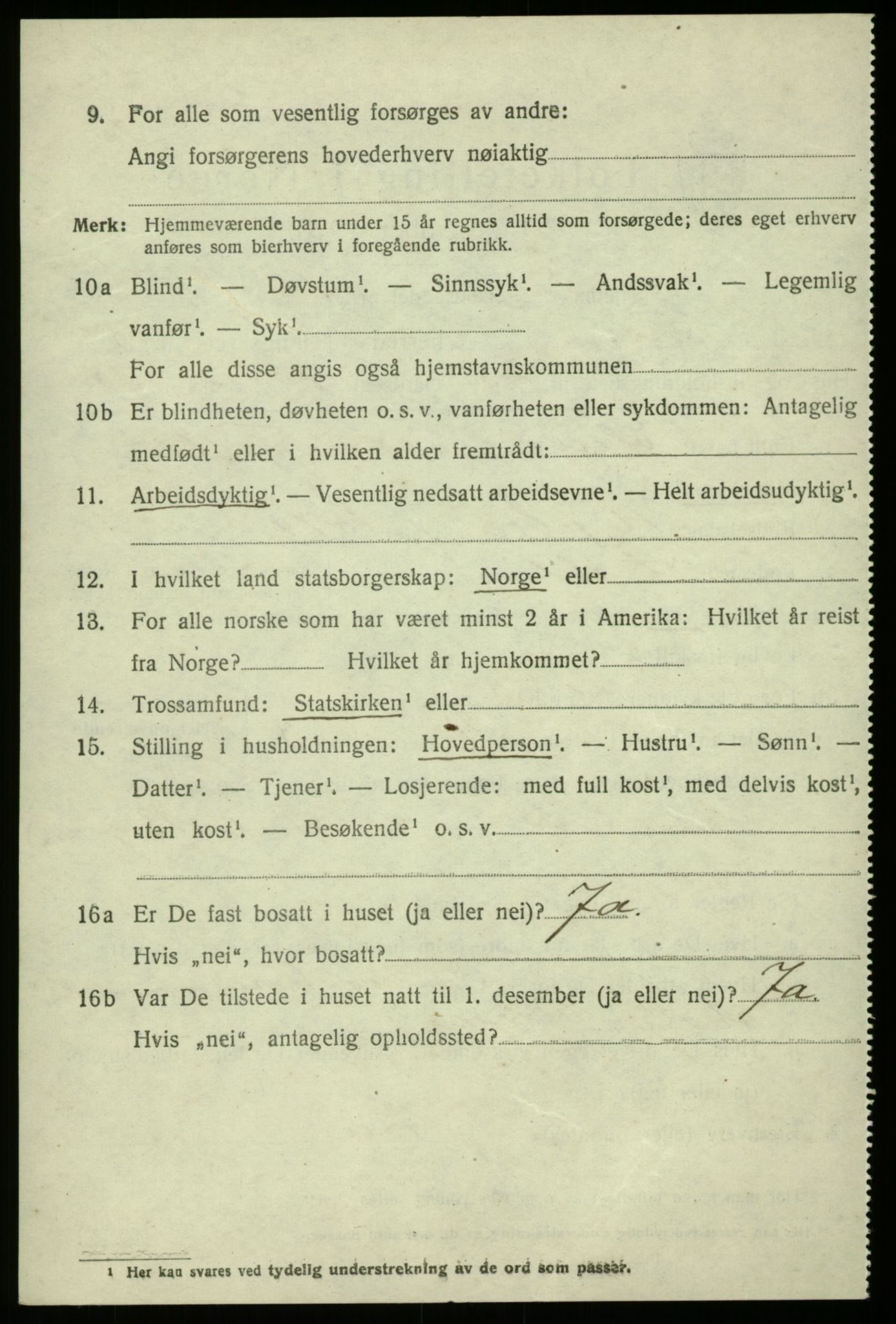 SAB, Folketelling 1920 for 1249 Fana herred, 1920, s. 7352