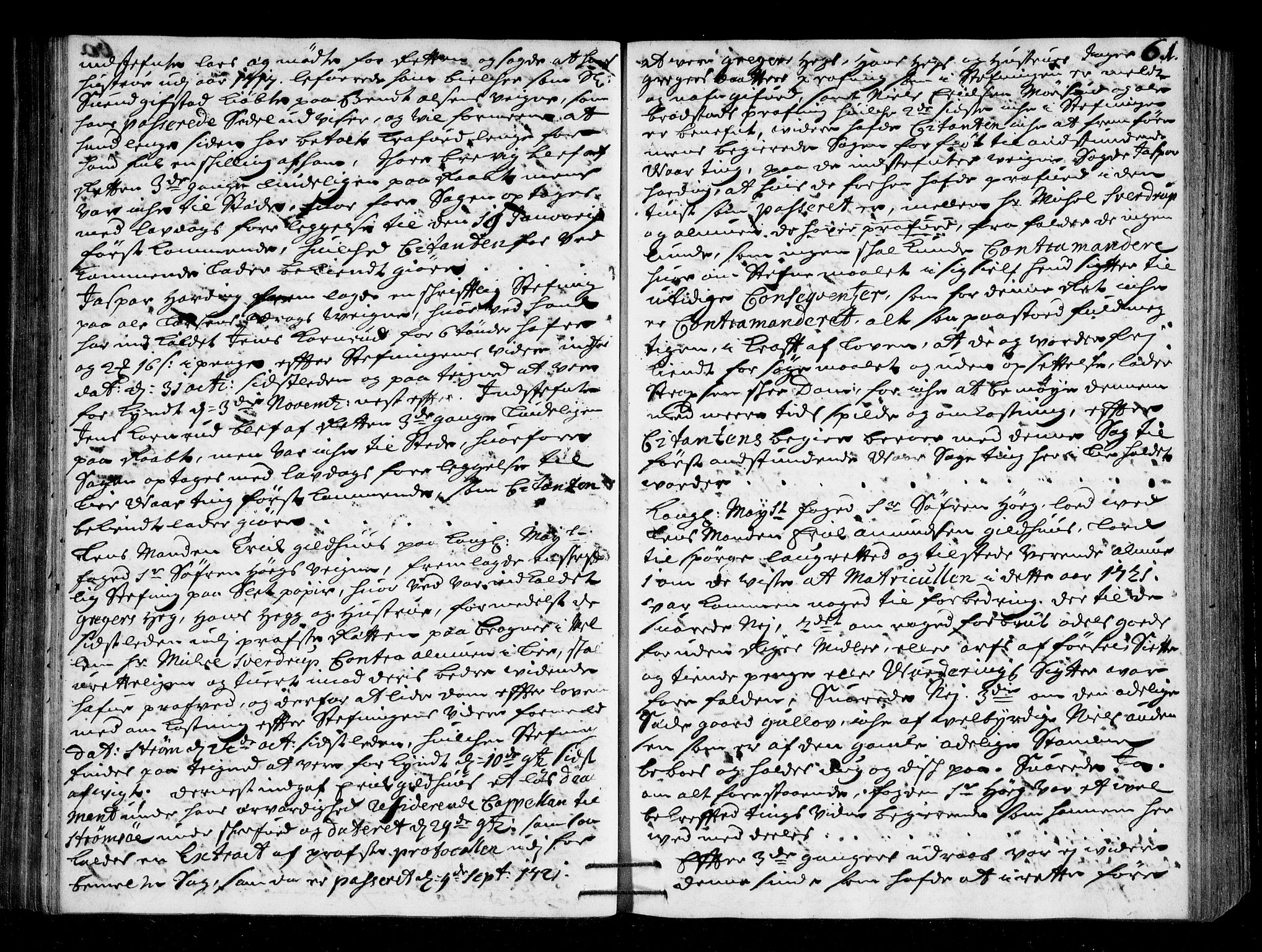 Lier, Røyken og Hurum sorenskriveri, SAKO/A-89/F/Fa/L0045: Tingbok, 1721-1724, s. 61