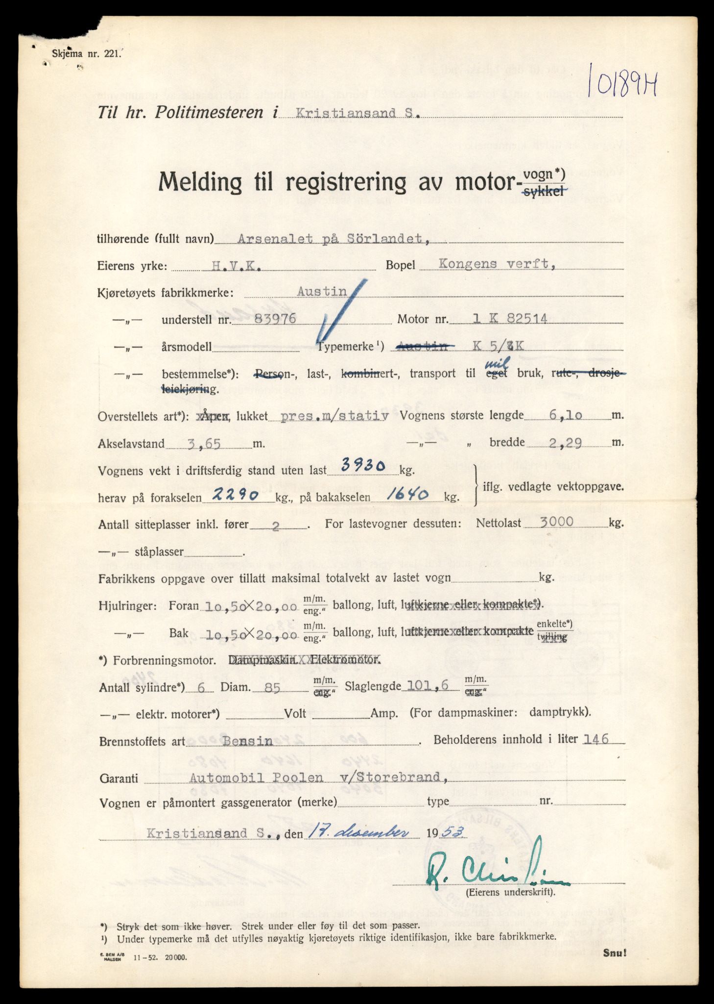 Møre og Romsdal vegkontor - Ålesund trafikkstasjon, AV/SAT-A-4099/F/Fe/L0035: Registreringskort for kjøretøy T 12653 - T 12829, 1927-1998, s. 3022