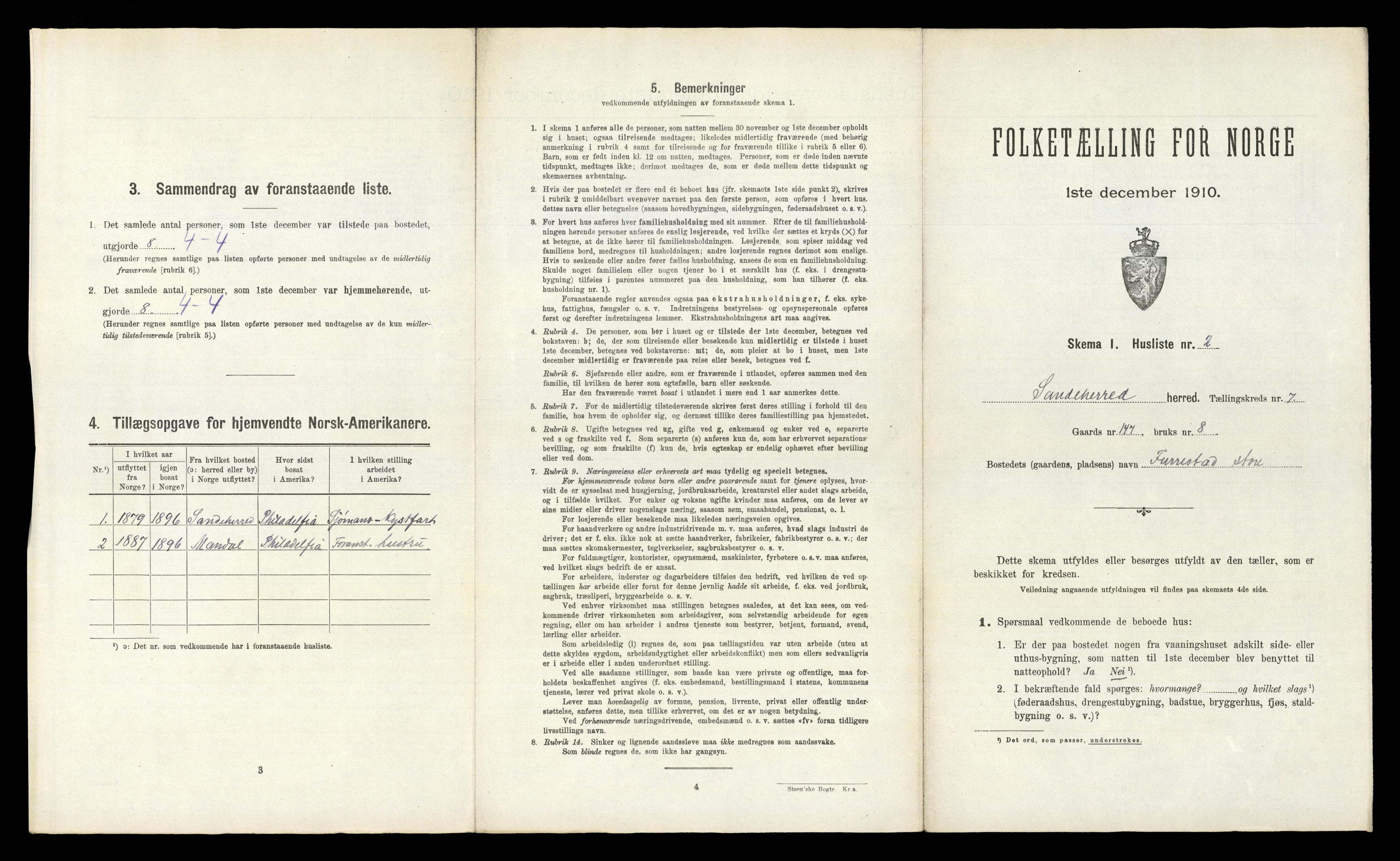 RA, Folketelling 1910 for 0724 Sandeherred herred, 1910, s. 1239