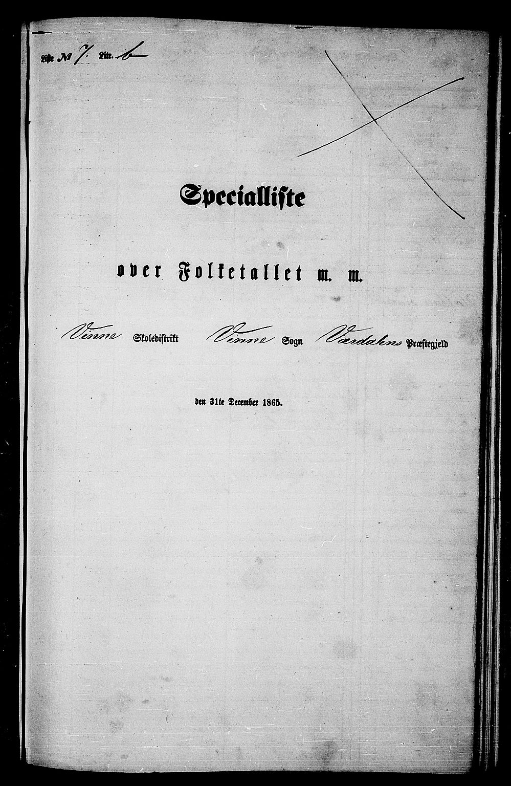 RA, Folketelling 1865 for 1721P Verdal prestegjeld, 1865, s. 161