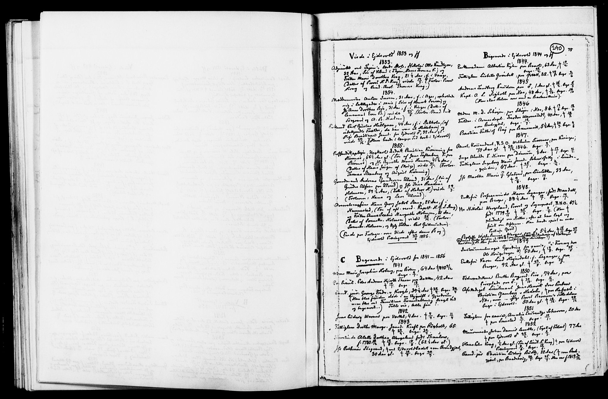 Eidsvoll prestekontor Kirkebøker, AV/SAO-A-10888/O/Oa/L0001: Annen kirkebok nr. 1, 1688-1856, s. 75