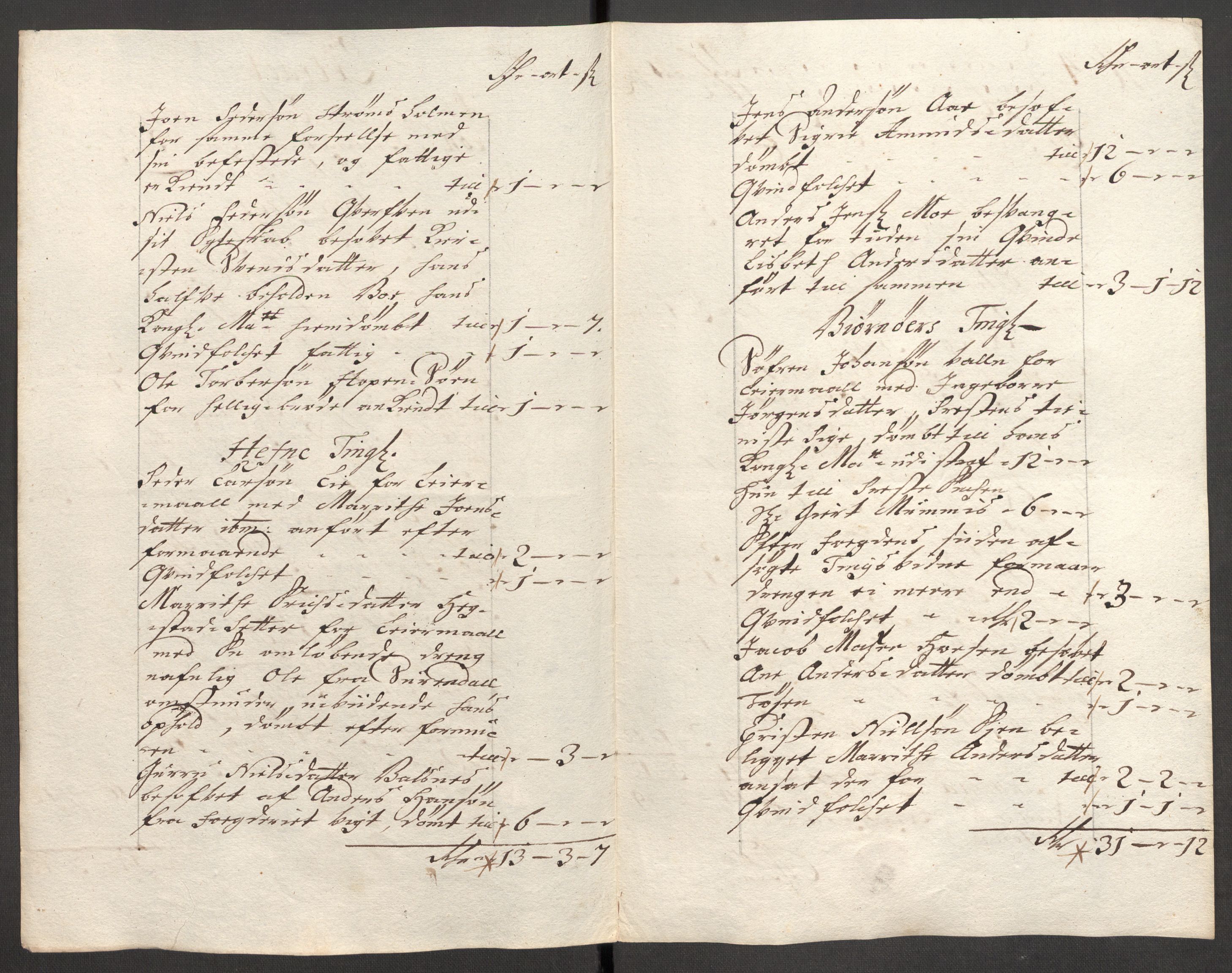 Rentekammeret inntil 1814, Reviderte regnskaper, Fogderegnskap, RA/EA-4092/R57/L3855: Fogderegnskap Fosen, 1702-1703, s. 47
