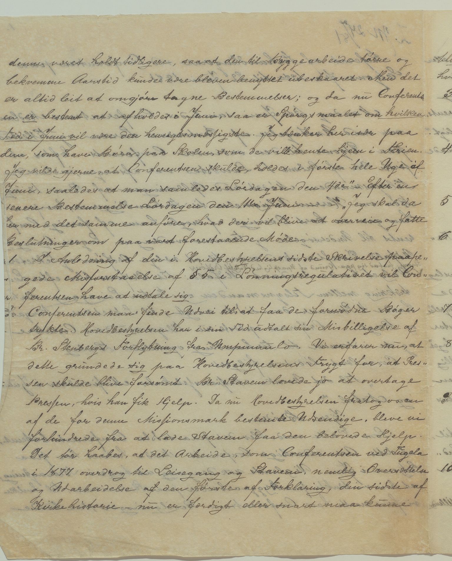 Det Norske Misjonsselskap - hovedadministrasjonen, VID/MA-A-1045/D/Da/Daa/L0035/0013: Konferansereferat og årsberetninger / Konferansereferat fra Sør-Afrika., 1881