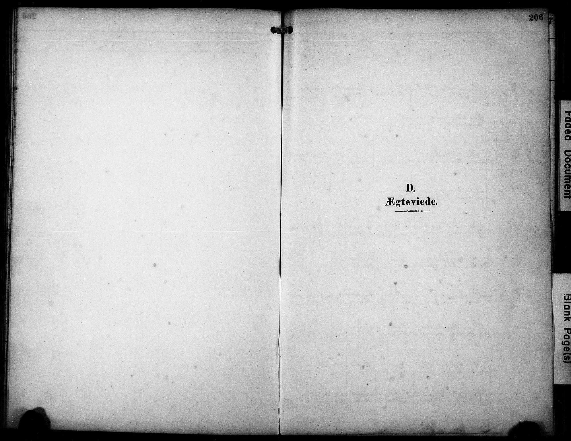 Askøy Sokneprestembete, AV/SAB-A-74101/H/Ha/Hab/Haba/L0009: Klokkerbok nr. A 9, 1894-1903, s. 206