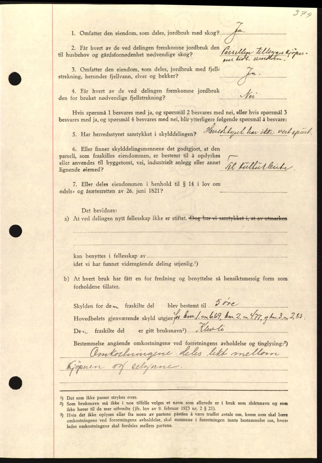 Nordmøre sorenskriveri, AV/SAT-A-4132/1/2/2Ca: Pantebok nr. A87, 1939-1940, Dagboknr: 2920/1939